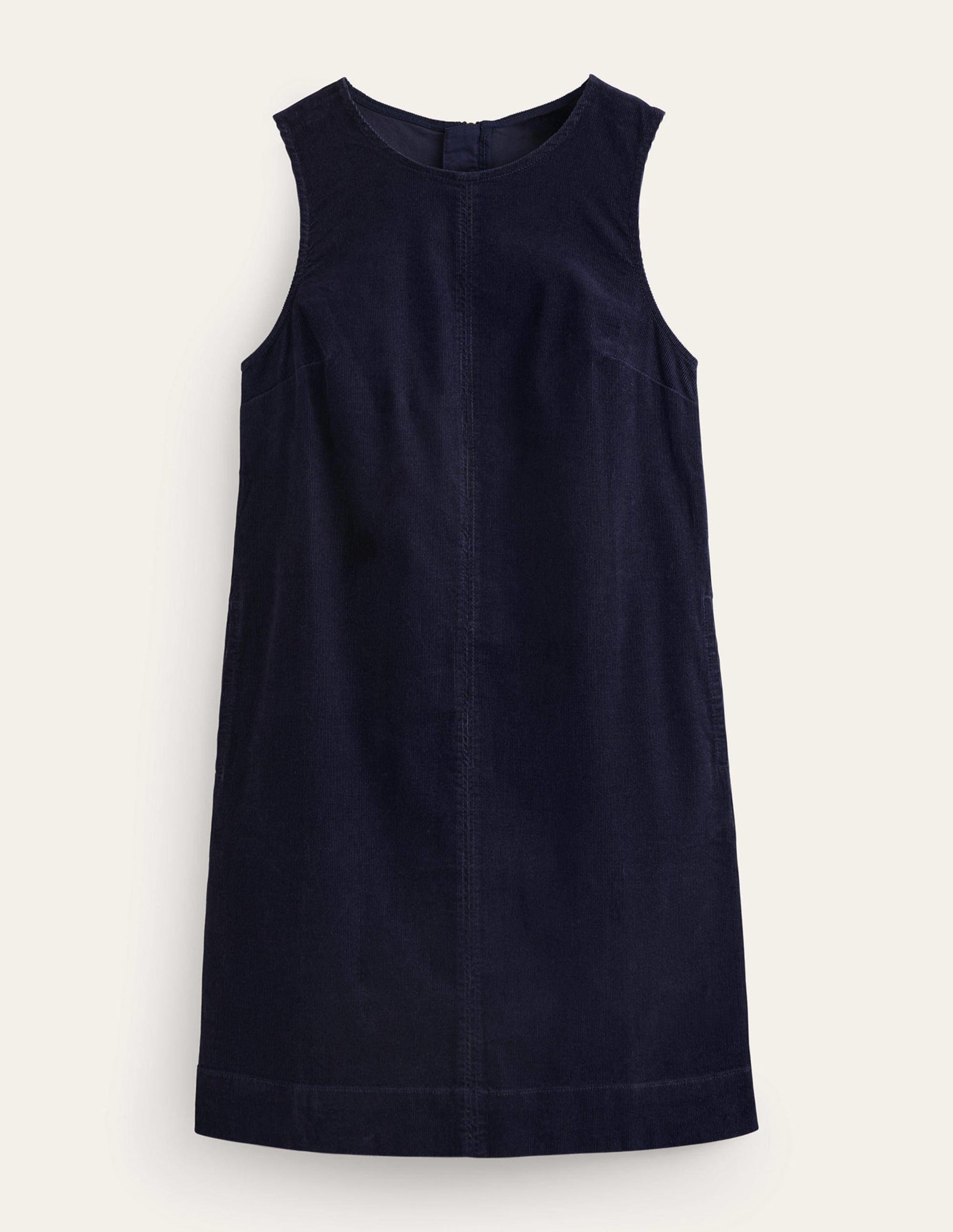 Evie Cord Shift Dress-Navy-6