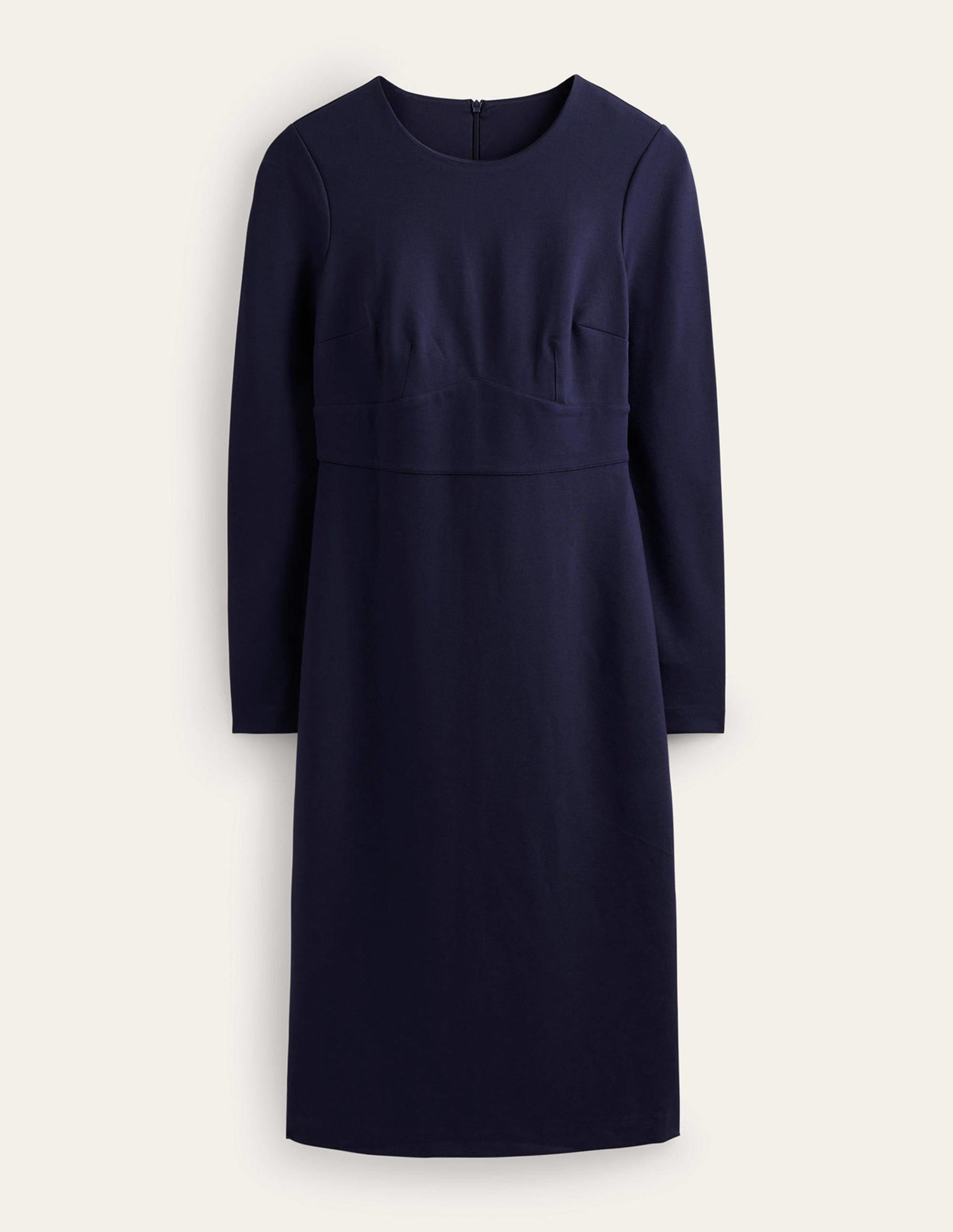 Nadia Jersey Midi Dress-Navy-5