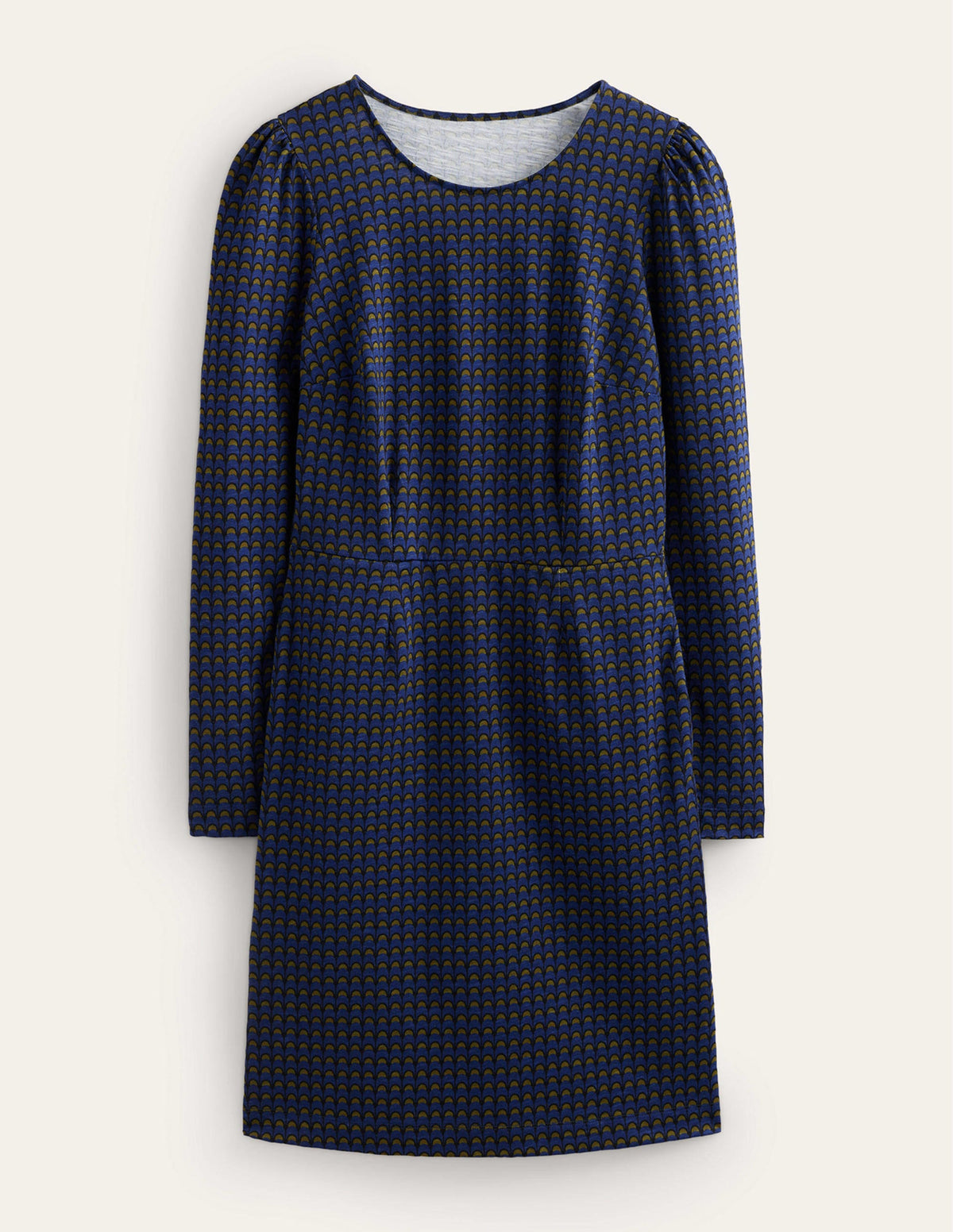 Penelope Jersey Dress-Sapphire Blue, Geo Charm-8