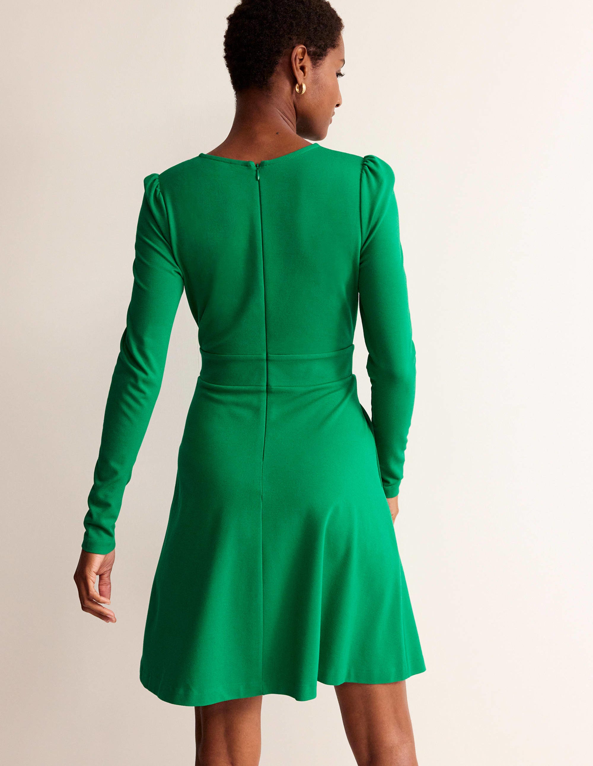Sabrina Ponte Dress-Veridian Green - Image 3