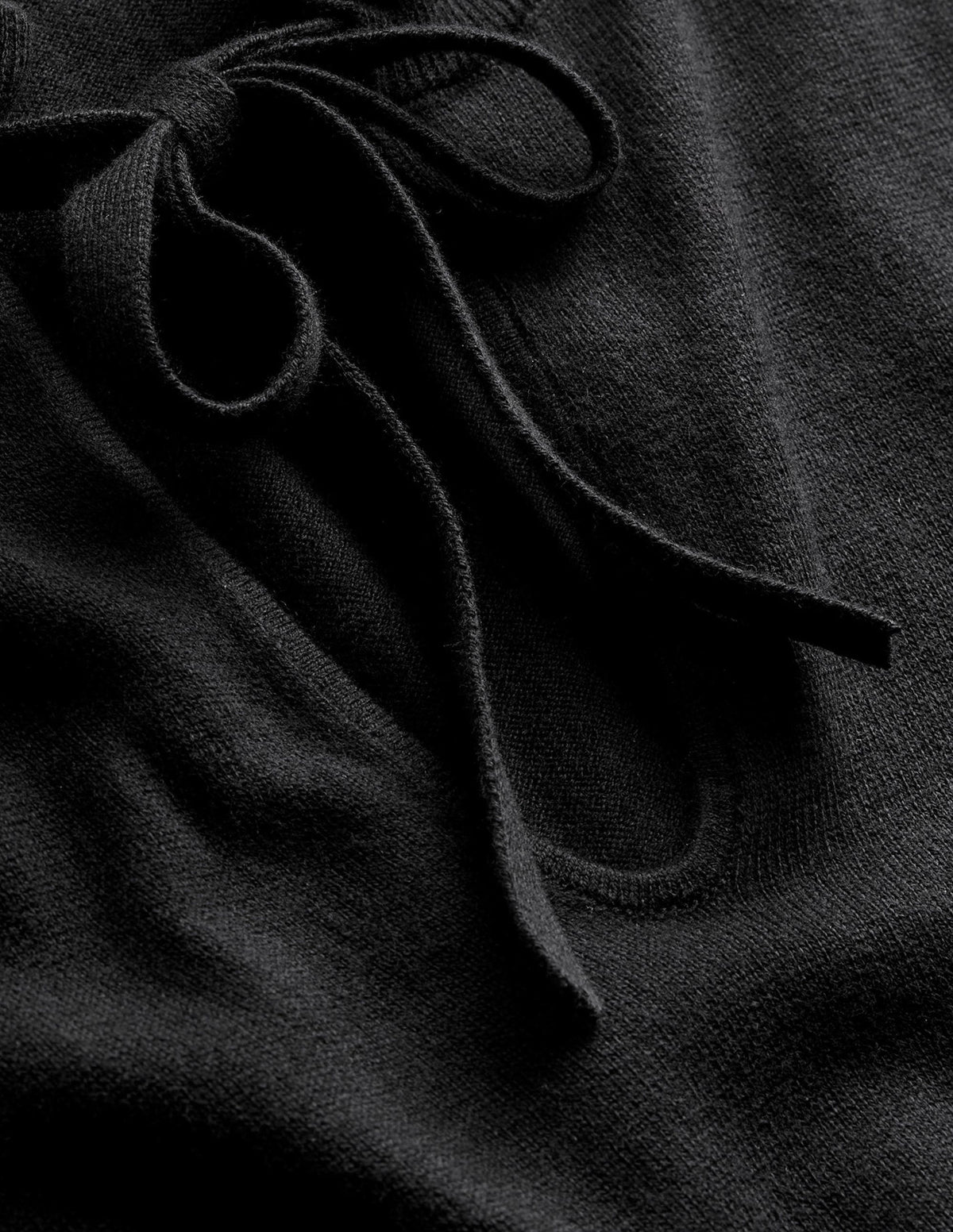 Ruffle-Detail Dress-Black - Image 6