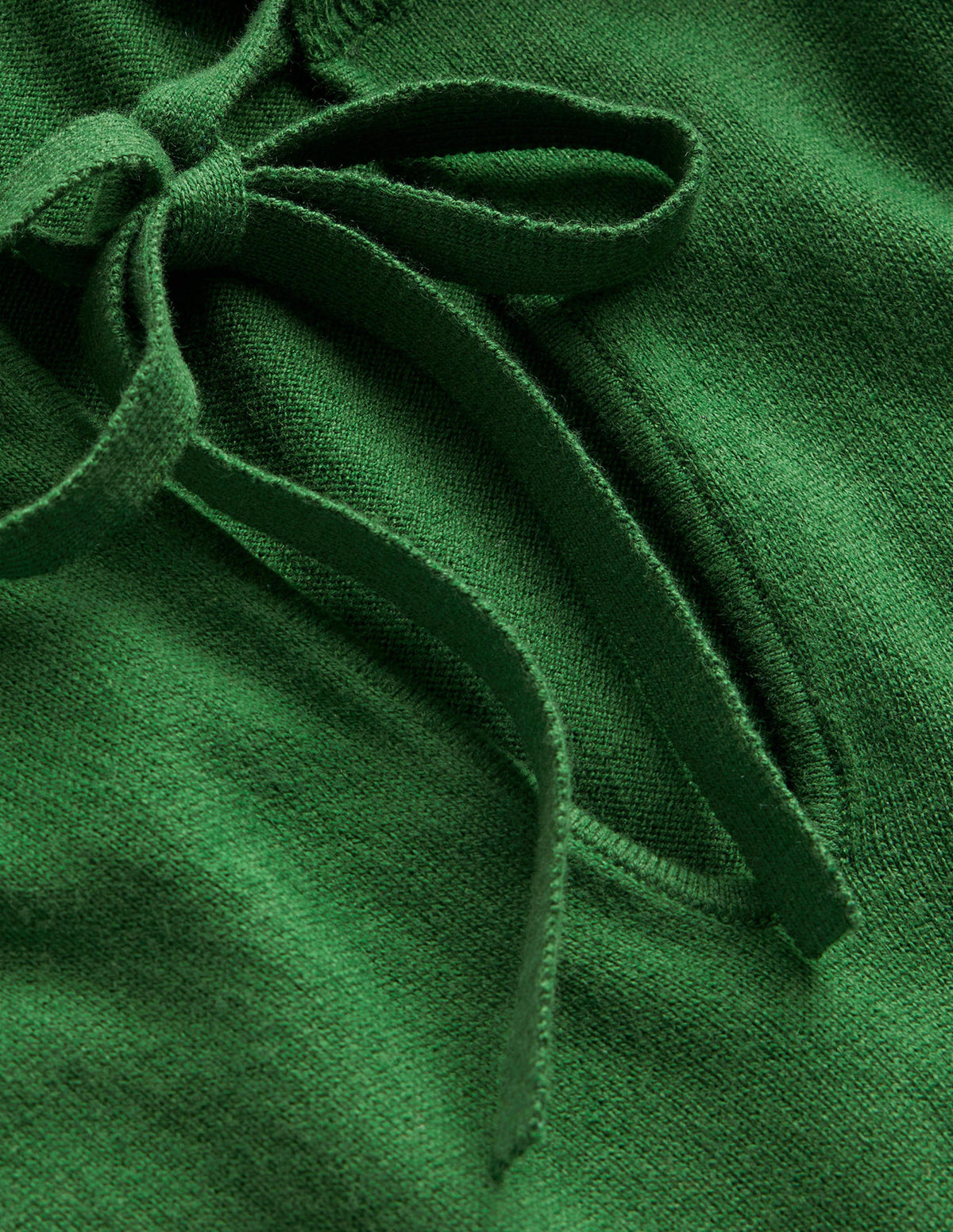 Ruffle-Detail Dress-Amazon Green - Image 6