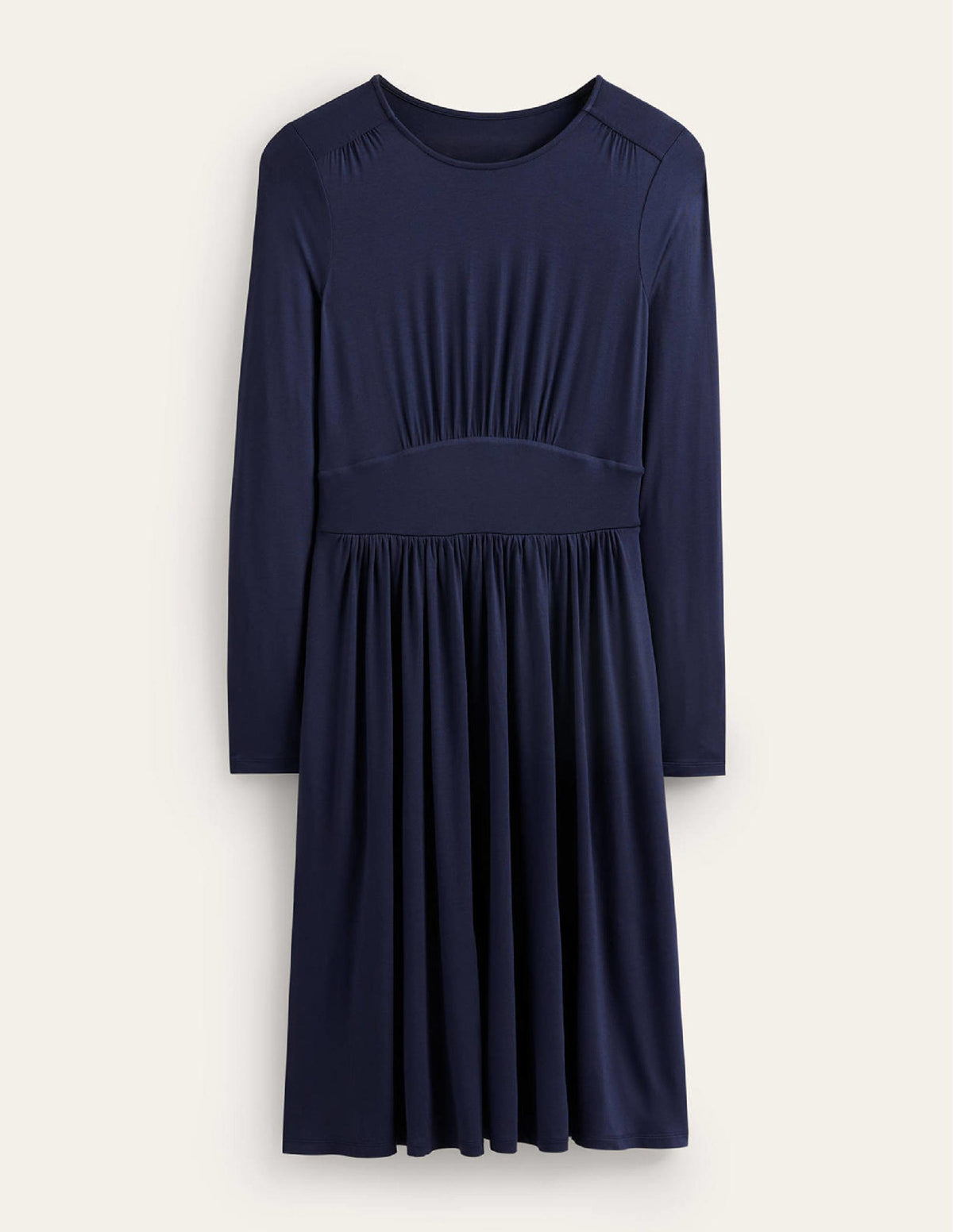 Thea Short Jersey Dress-Navy - Image 5