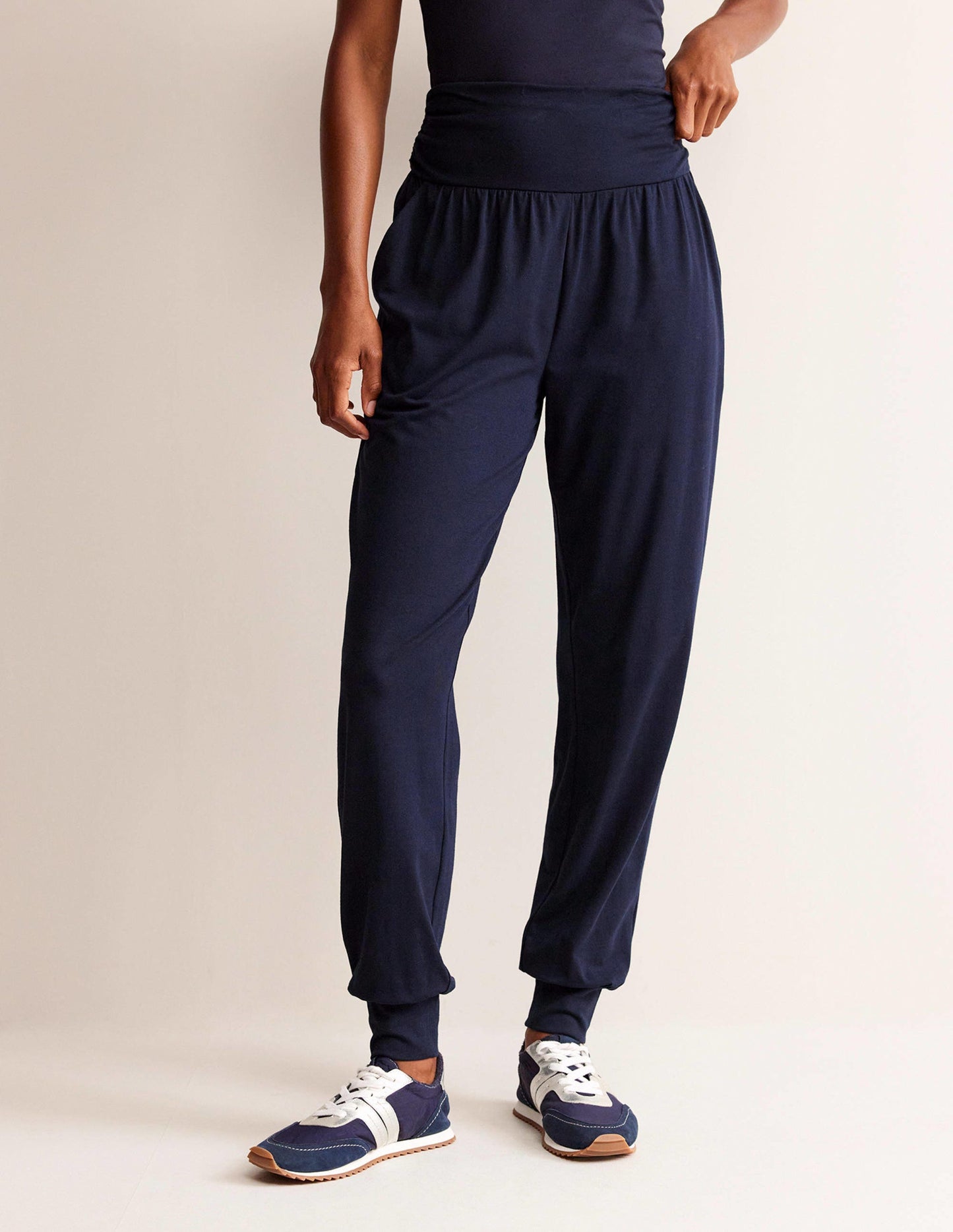 Hareem Jersey Sweatpants-Navy