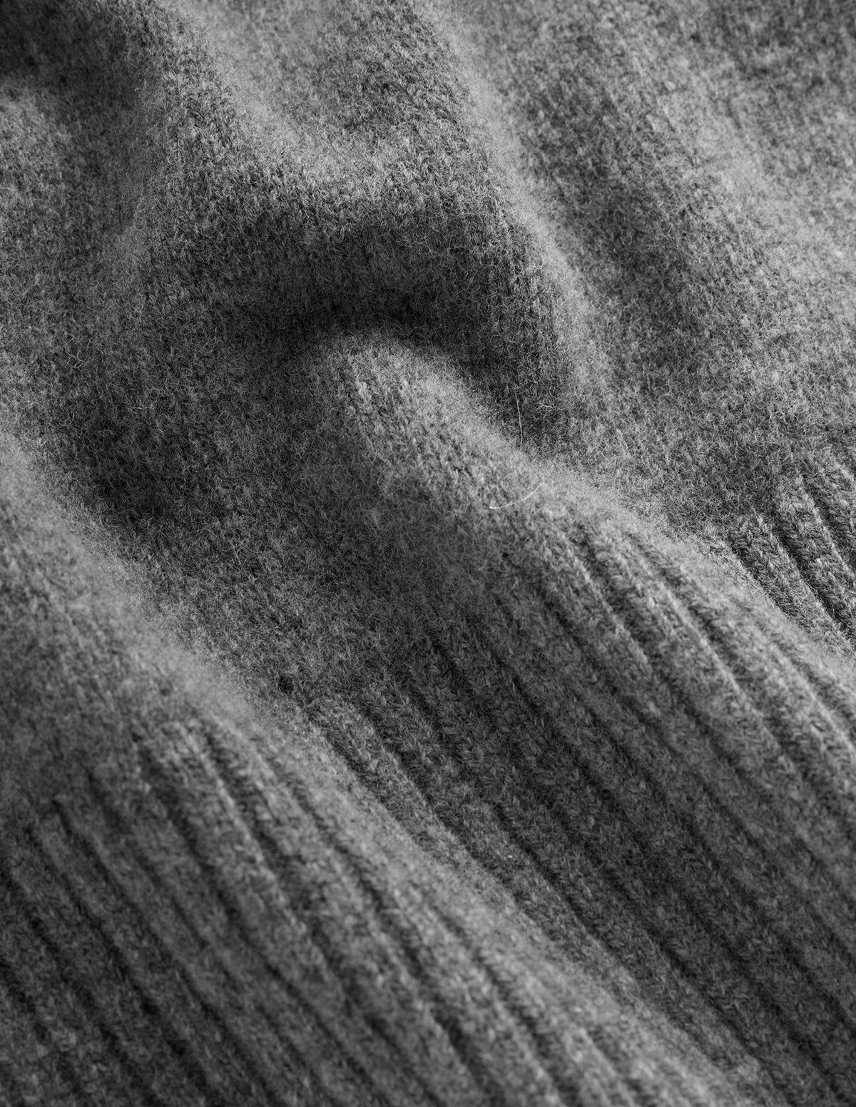 Jessica Oversized Sweater-Light Charcoal Melange - Image 6