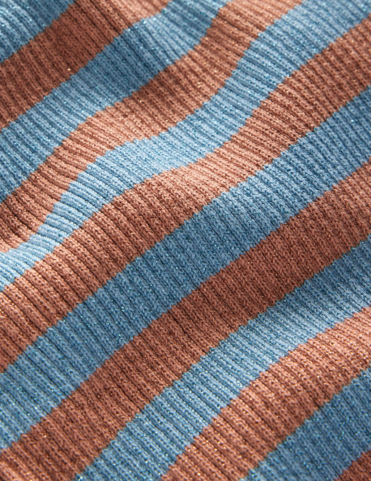 Matilda Sparkle Sweater-Light Blue and Copper - Image 6