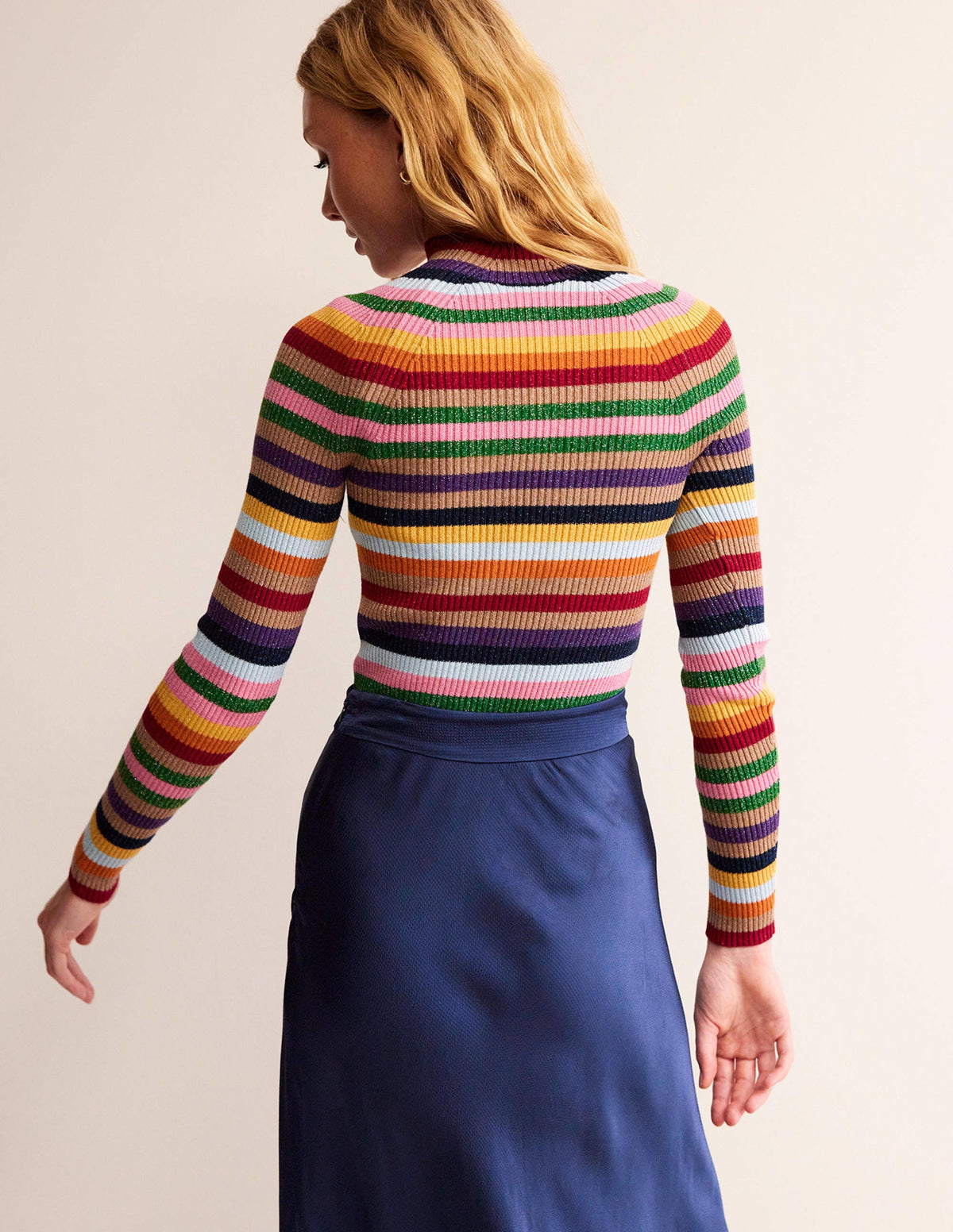 Matilda Sparkle Sweater-Sparkle Multi Stripe - Image 3