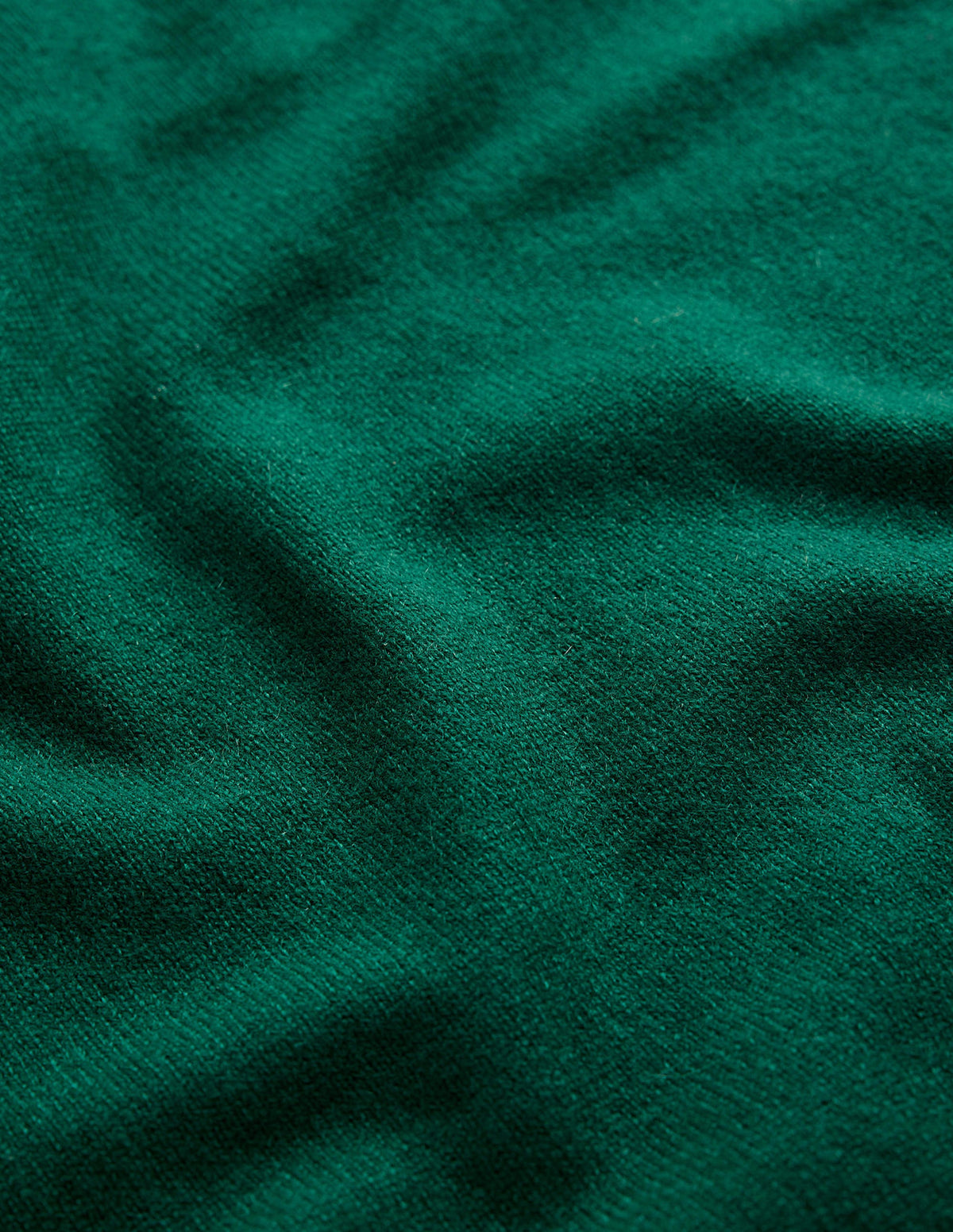 Eva Cashmere Crew Neck Sweater-Deep Forest - Image 8