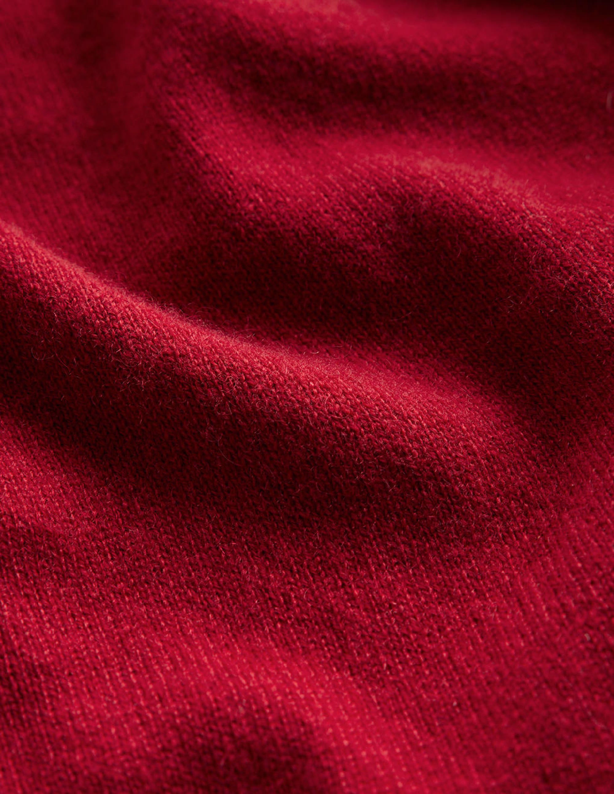 Eva Cashmere Crew Neck Sweater-Salsa - Image 7