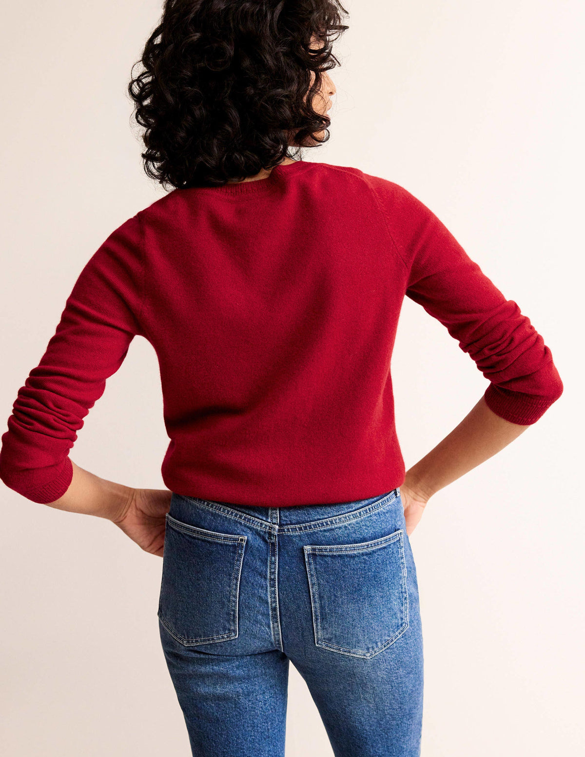 Eva Cashmere V-Neck Sweater-Salsa-3