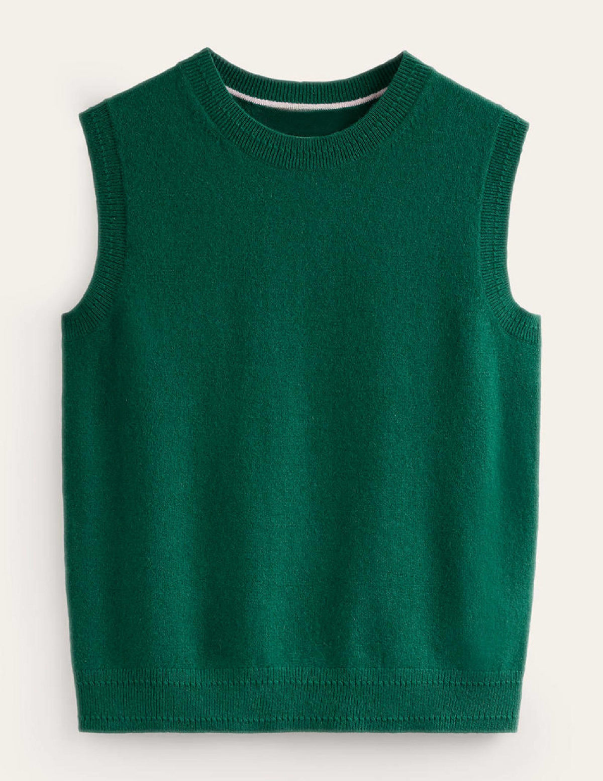 Eva Cashmere Vest-Deep Forest-5