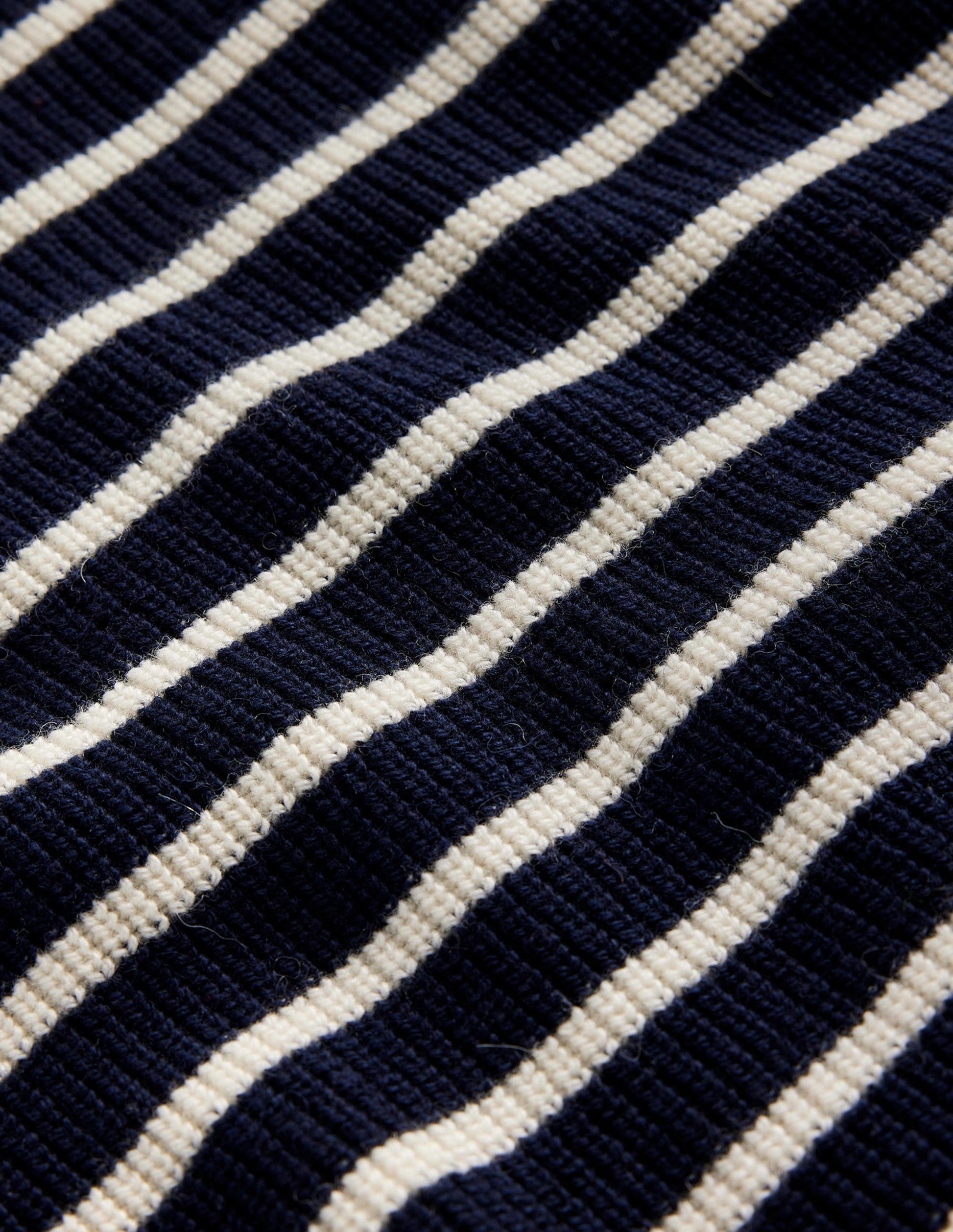 Francesca Stripe Jumper-Navy and Ivory Stripe-7