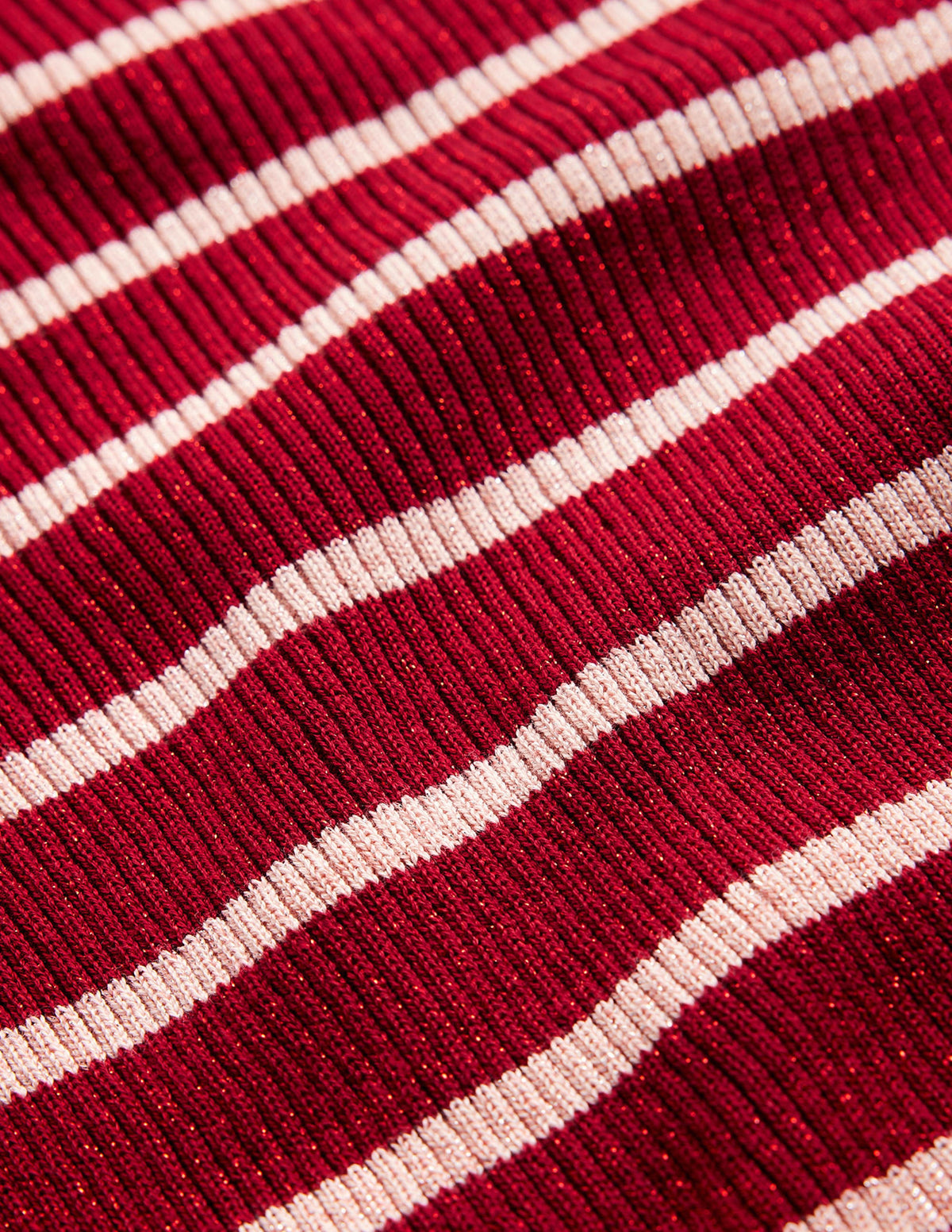 Effie Sparkle Stripe Sweater-Red, Chalky Pink Stripe - Image 6