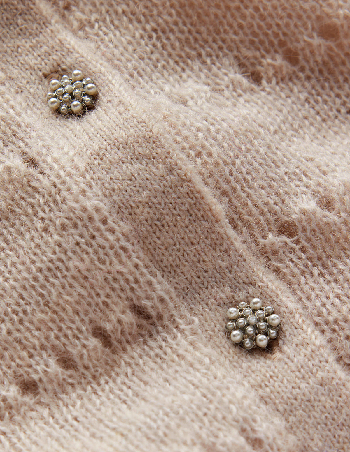 Fluffy Textured Cardigan-Vanilla - Image 7