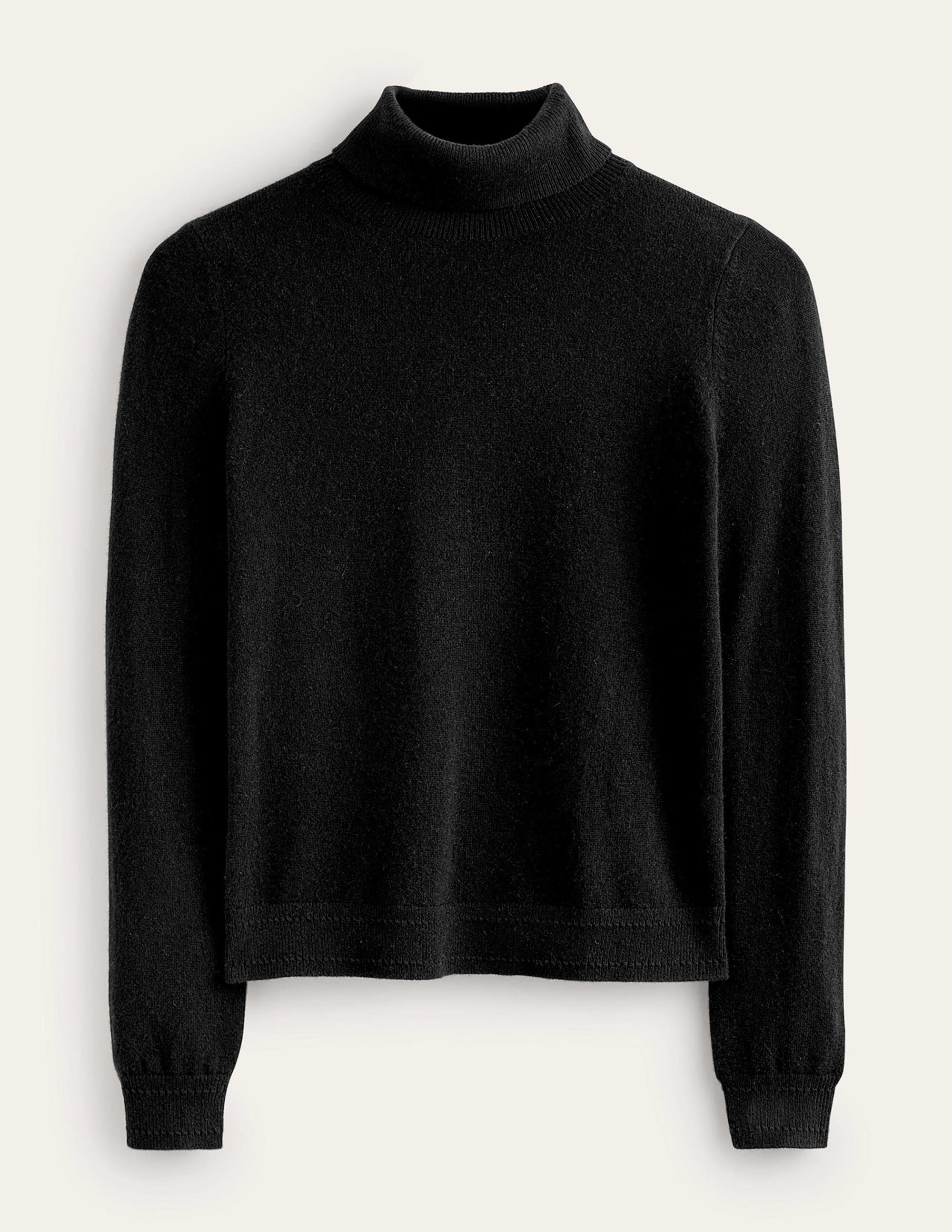Eva Cashmere Sweater-Black - Image 6