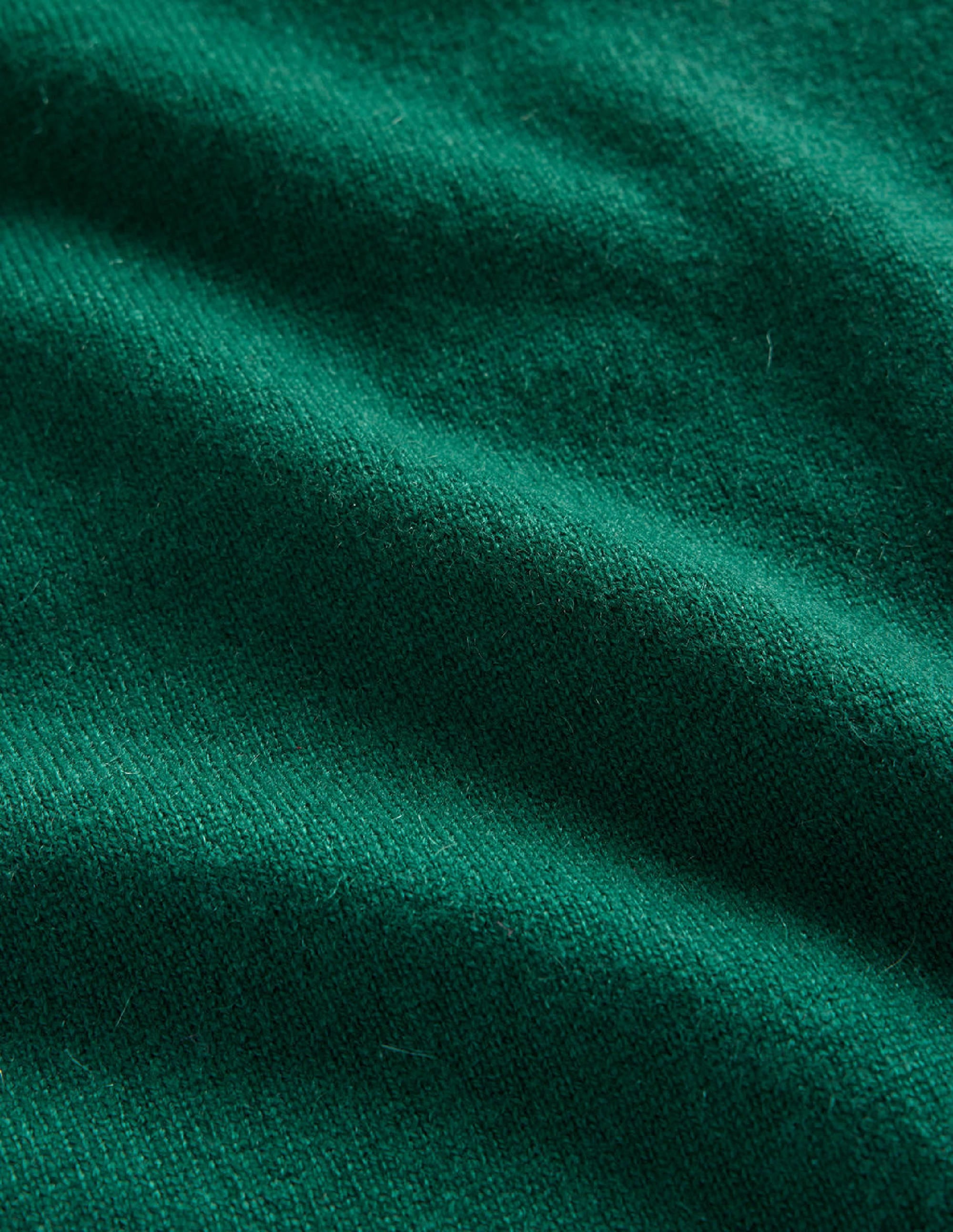 Eva Cashmere Roll-Neck Sweater-Deep Forest - Image 7