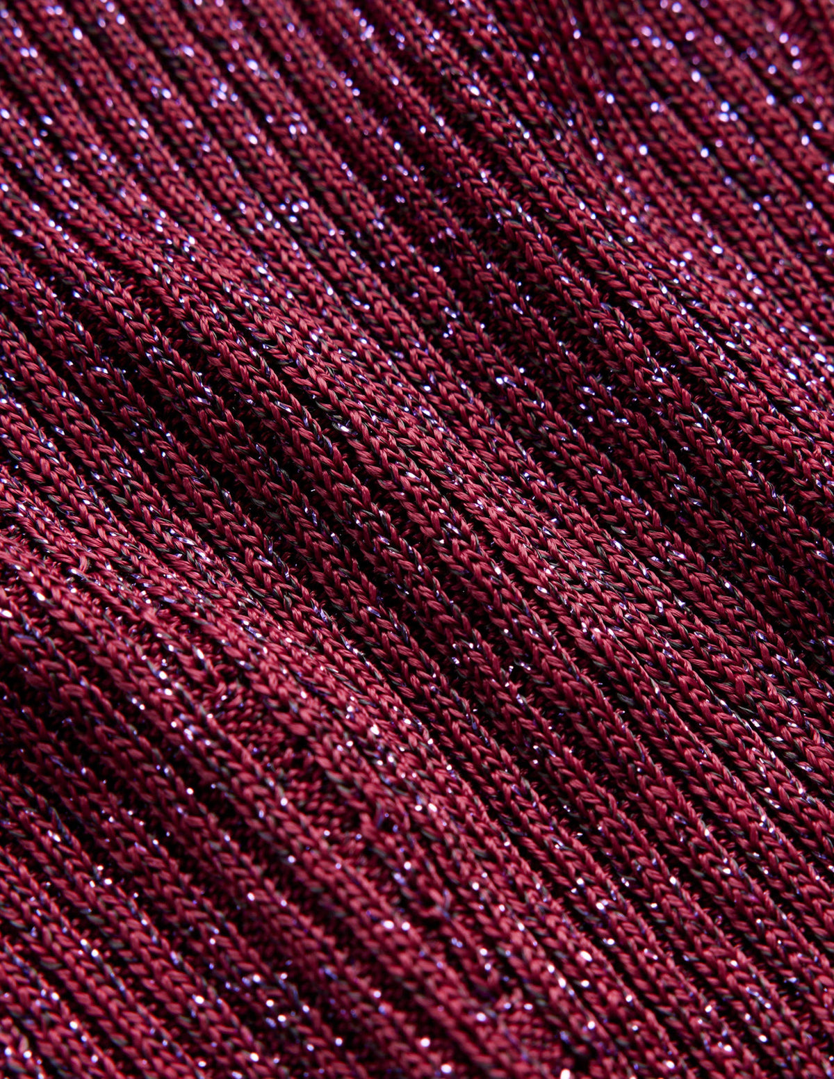 Sparkle Rib Party Sweater-Damson Berry - Image 6