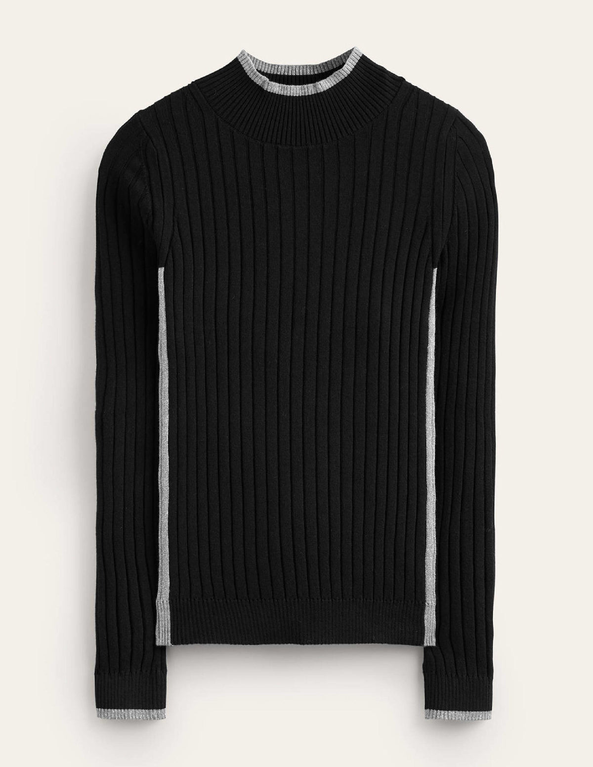 Isodora Ribbed Sweater-Black - Image 5