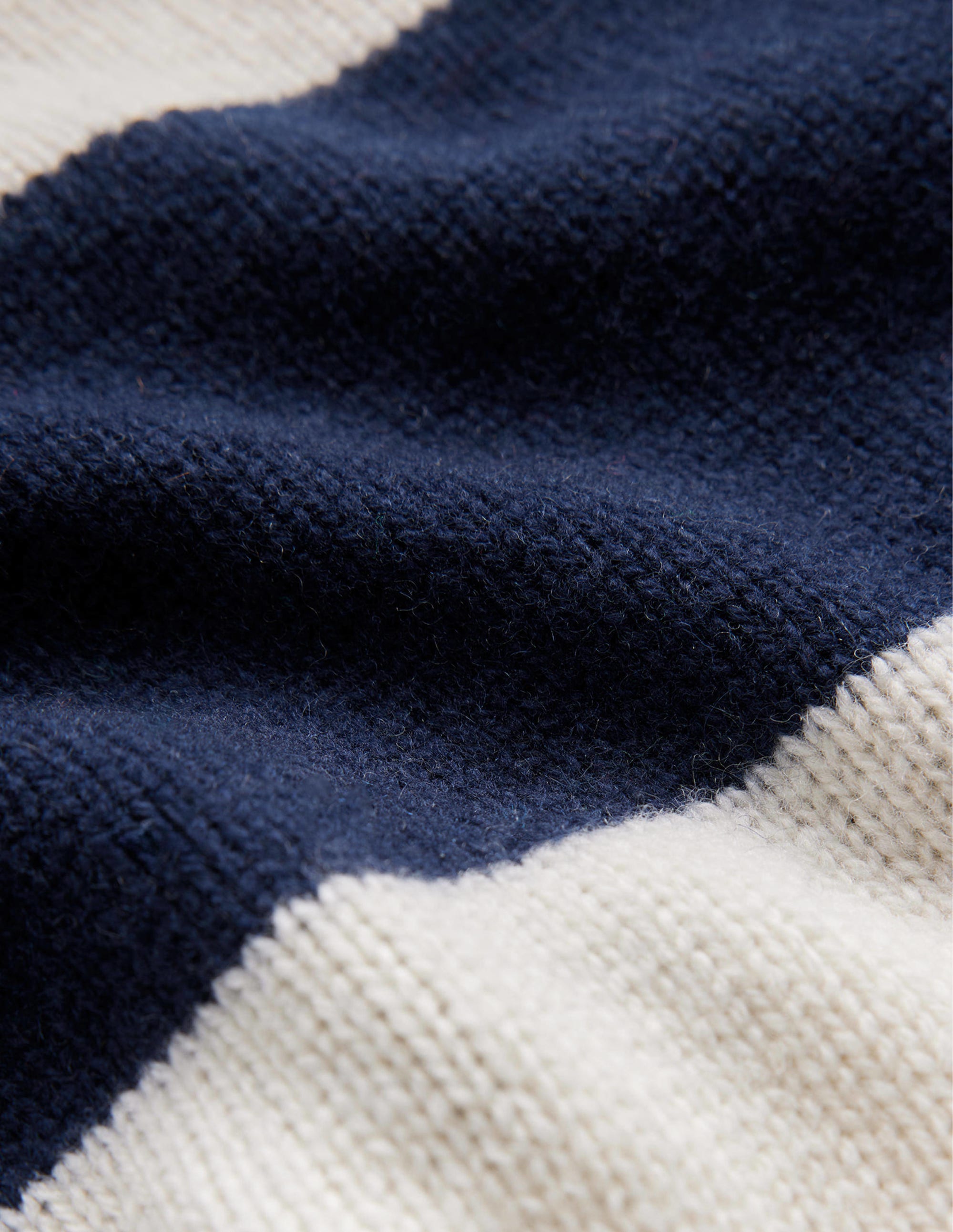 Olivia Merino Sweater-Navy and Ivory - Image 7