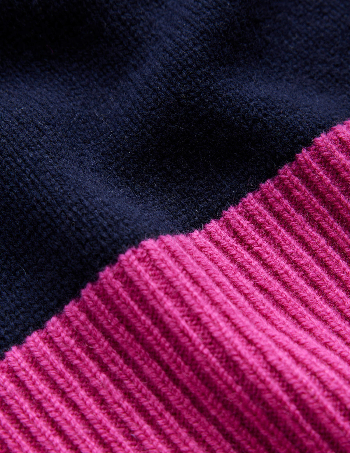 Olivia Merino Sweater-French Navy Colourblock-7