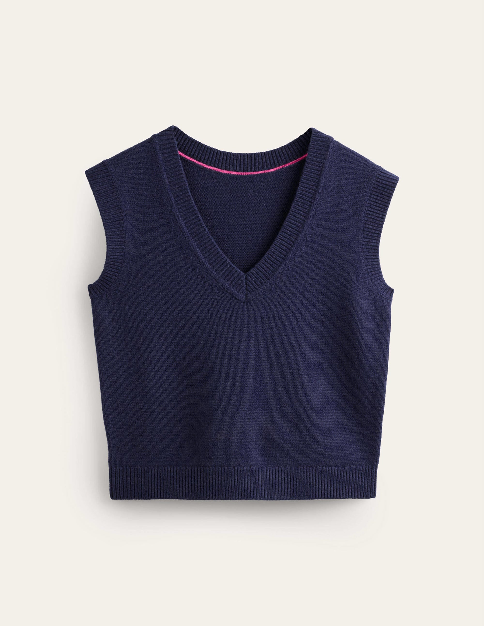 Olivia Merino Vest-Navy - Image 5