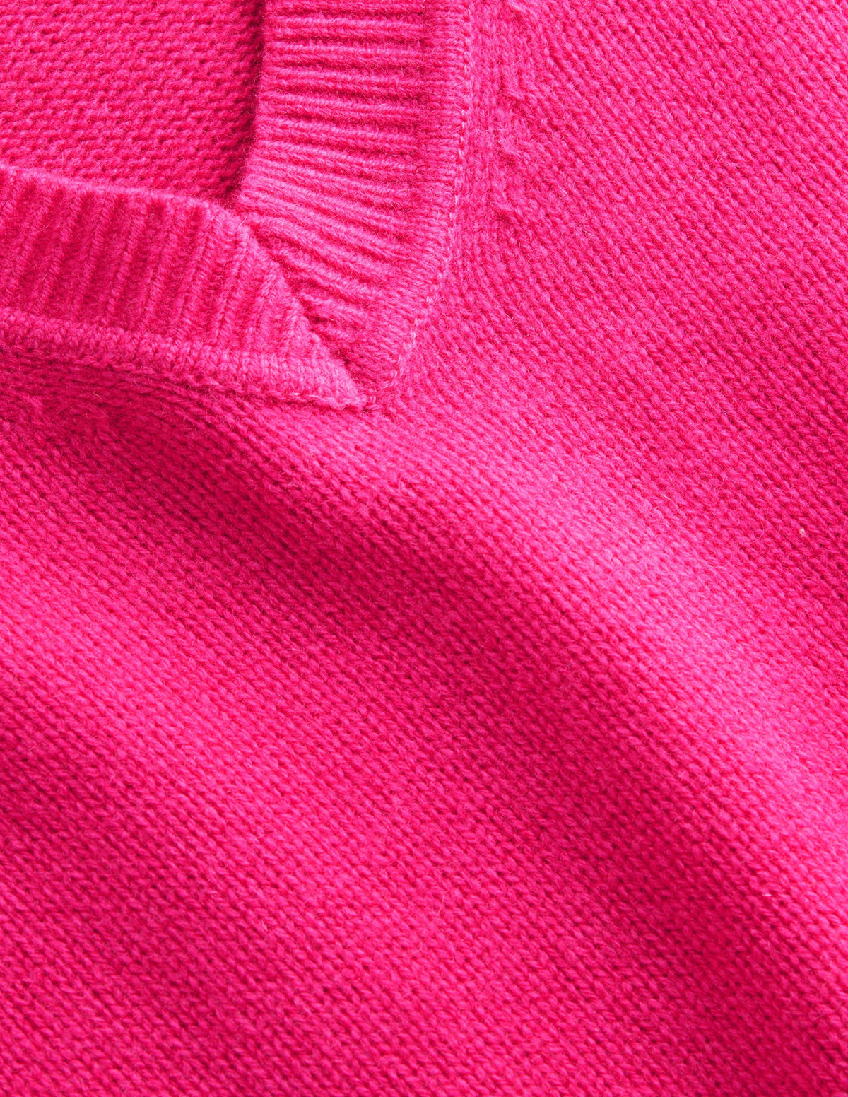 Olivia Merino Vest-Vibrant Pink - Image 6