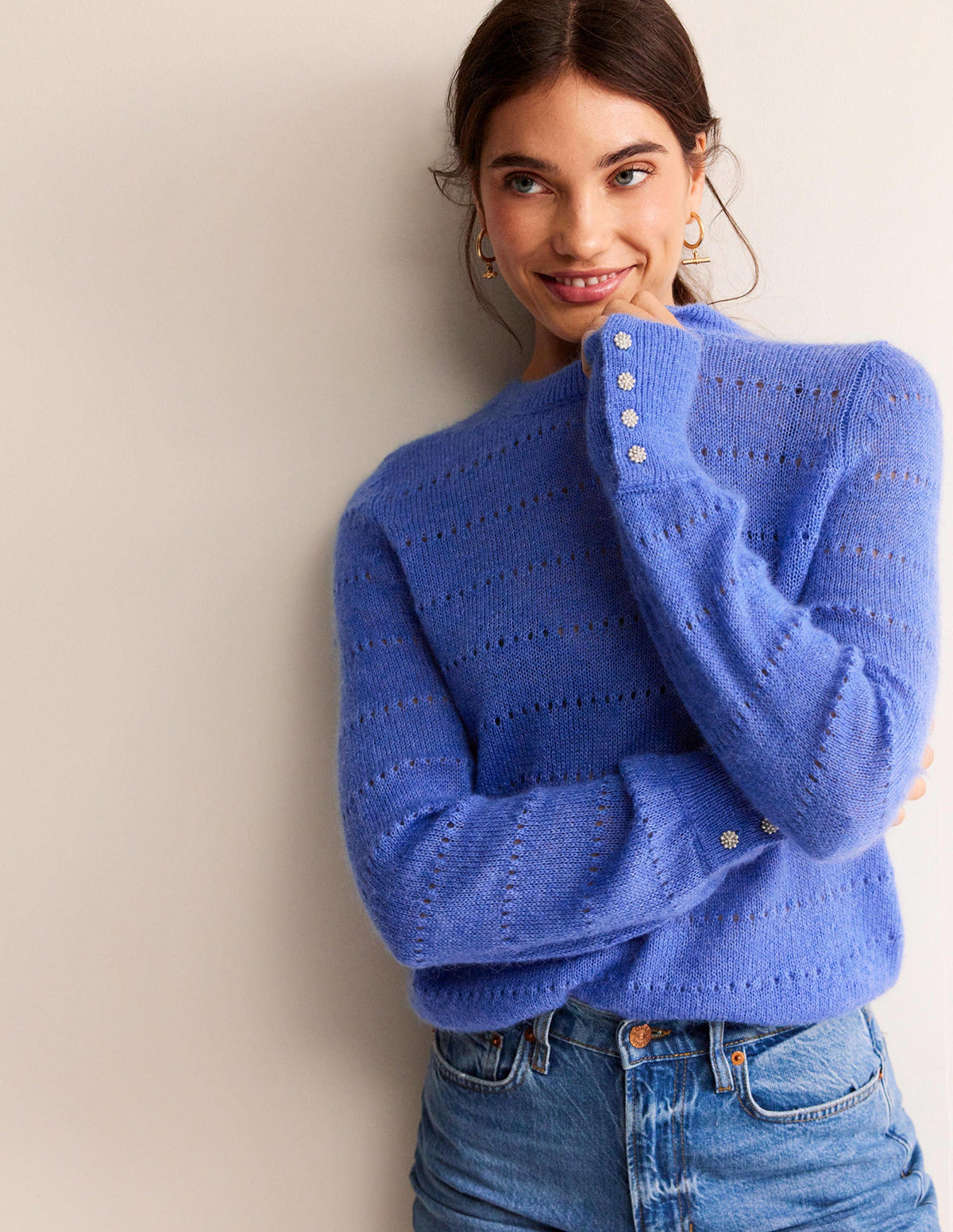 Fluffy Textured Sweater-Meadow Spring-4
