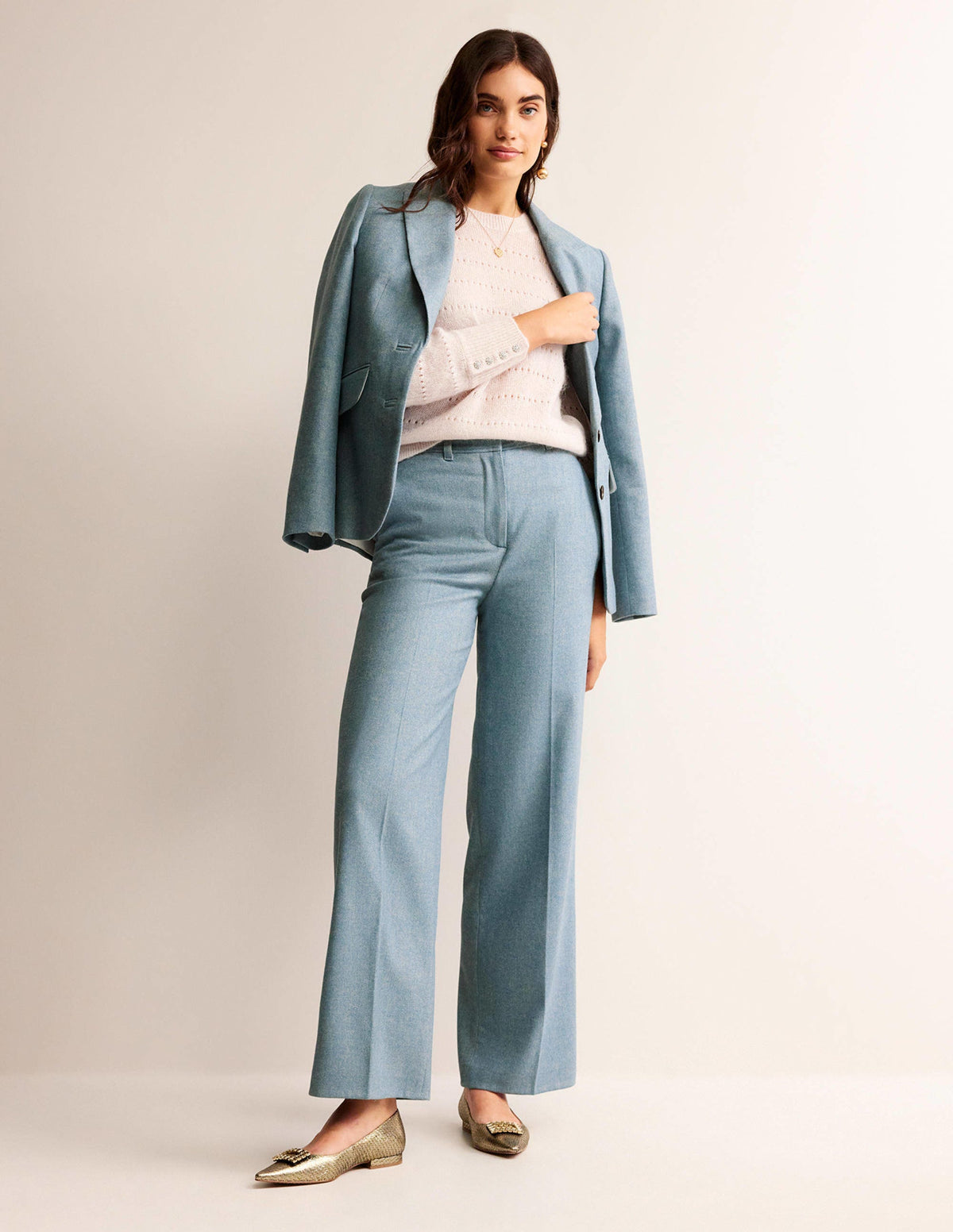 Fluffy Textured Sweater-Vanilla - Image 4