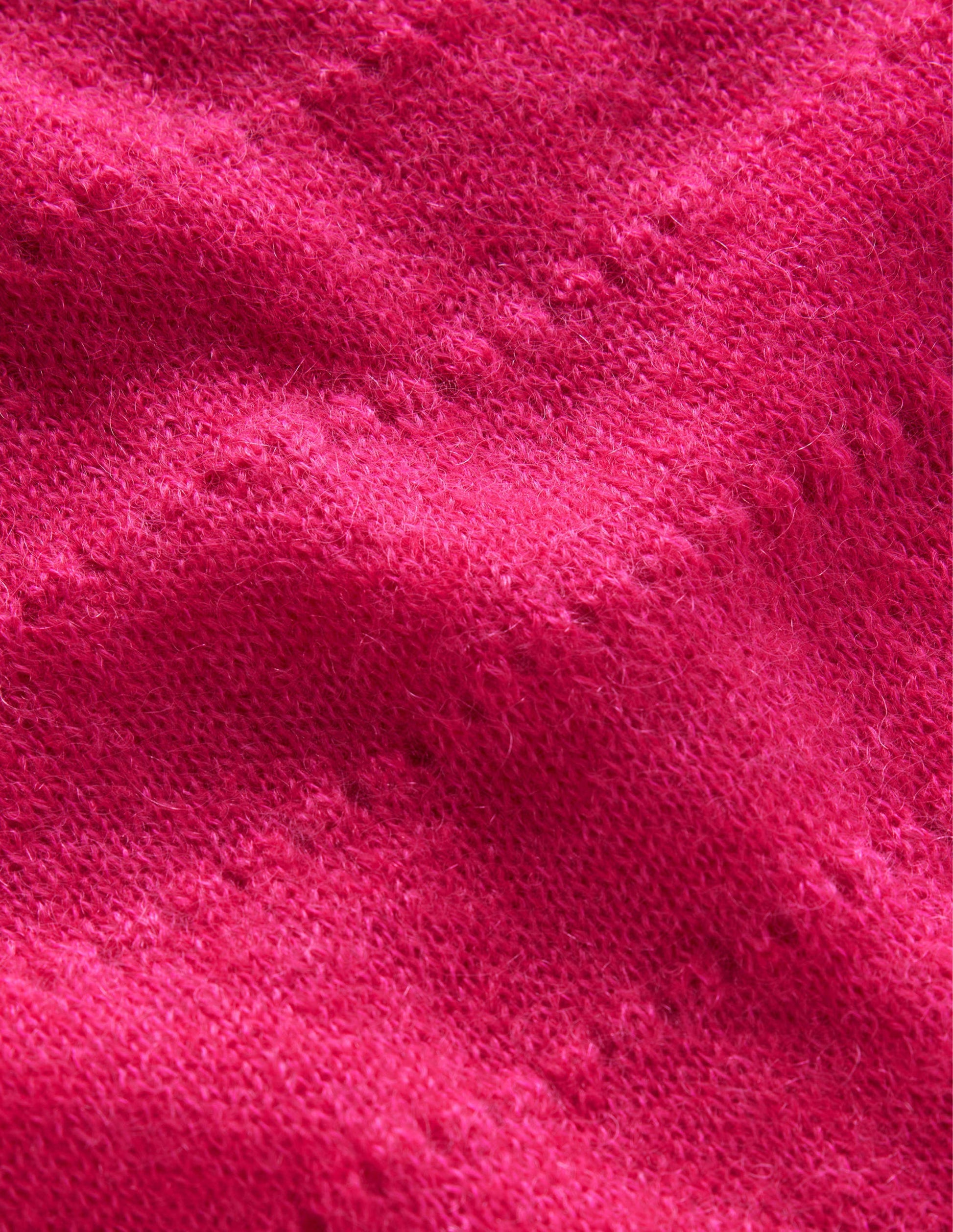Fluffy Textured Sweater-Vibrant Pink-6