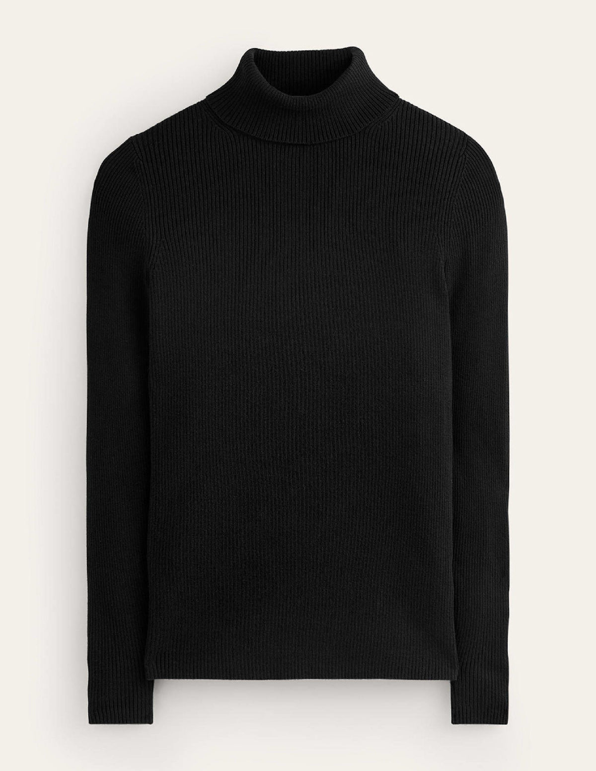 Catriona Roll Neck Sweater-Black-5