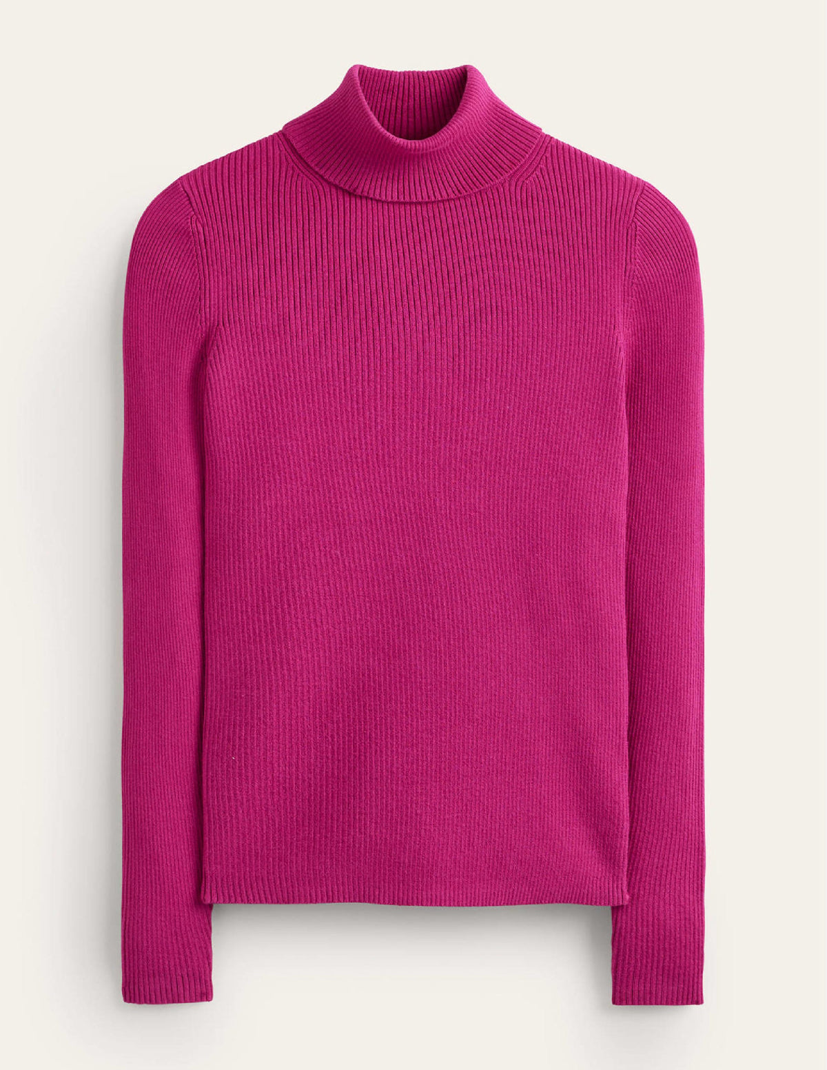 Catriona Roll Neck Sweater-Festival Fuchsia - Image 5