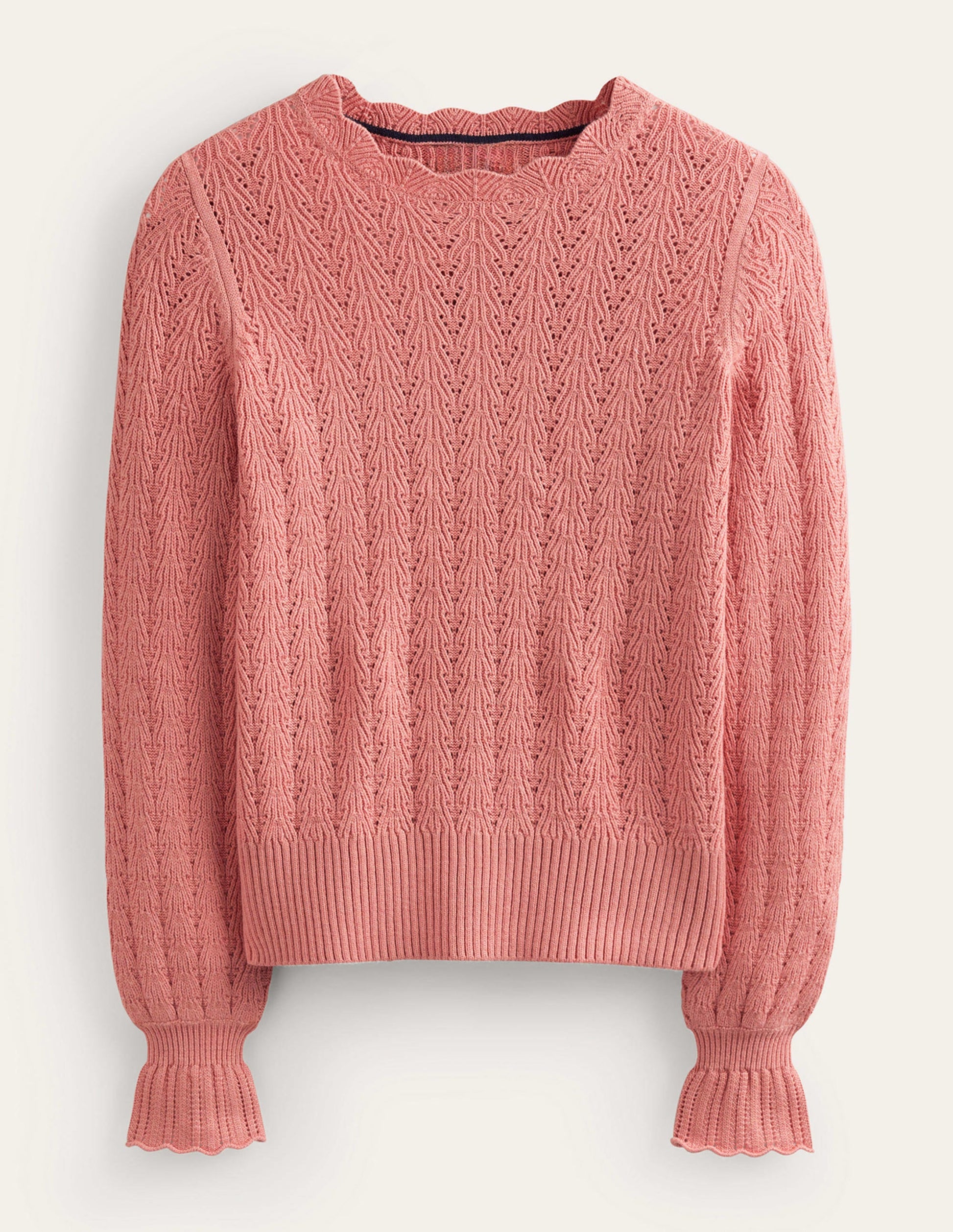 Pointelle Stitch Sweater-Rosetta Blush-6