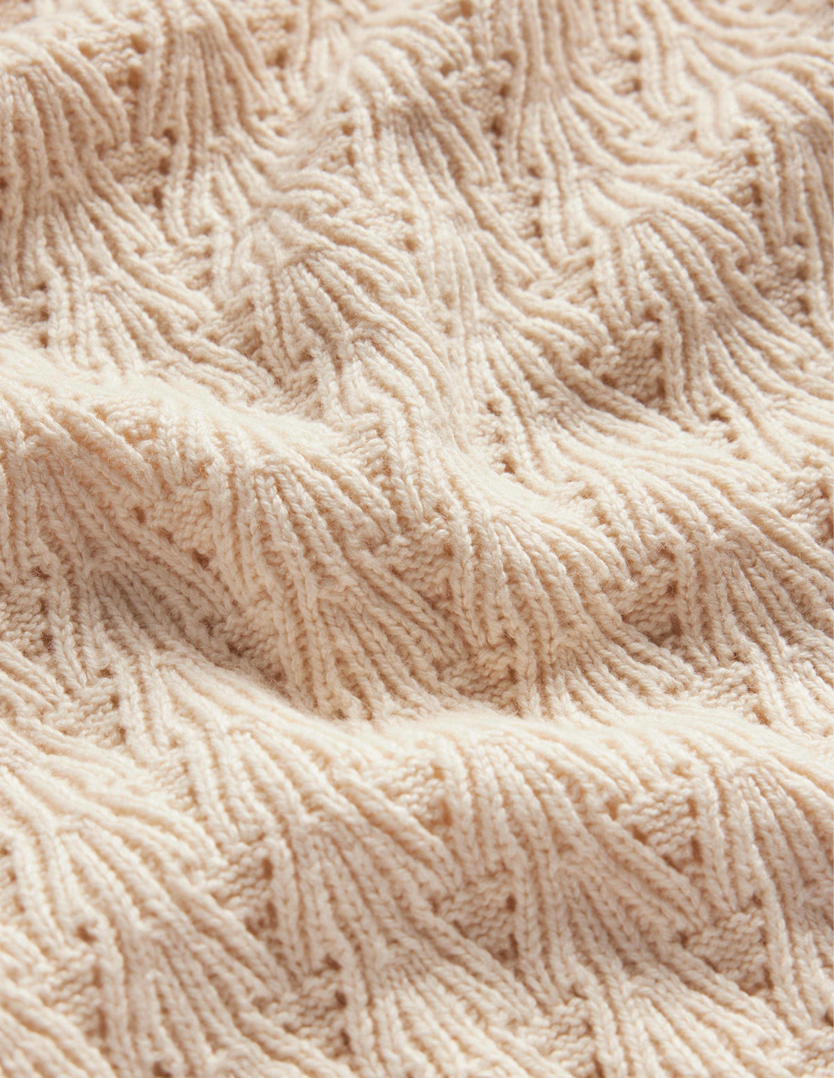Pointelle Stitch Sweater-Warm Ivory-7