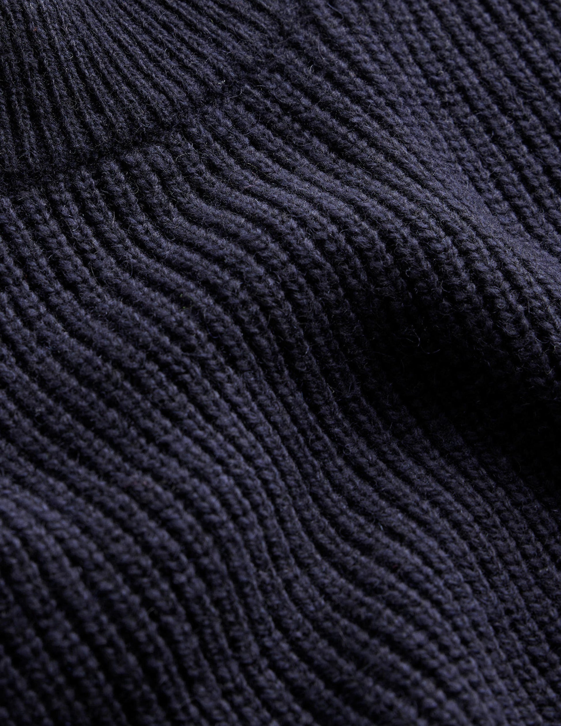 Tie-Side Knitted Tabard-Navy-7