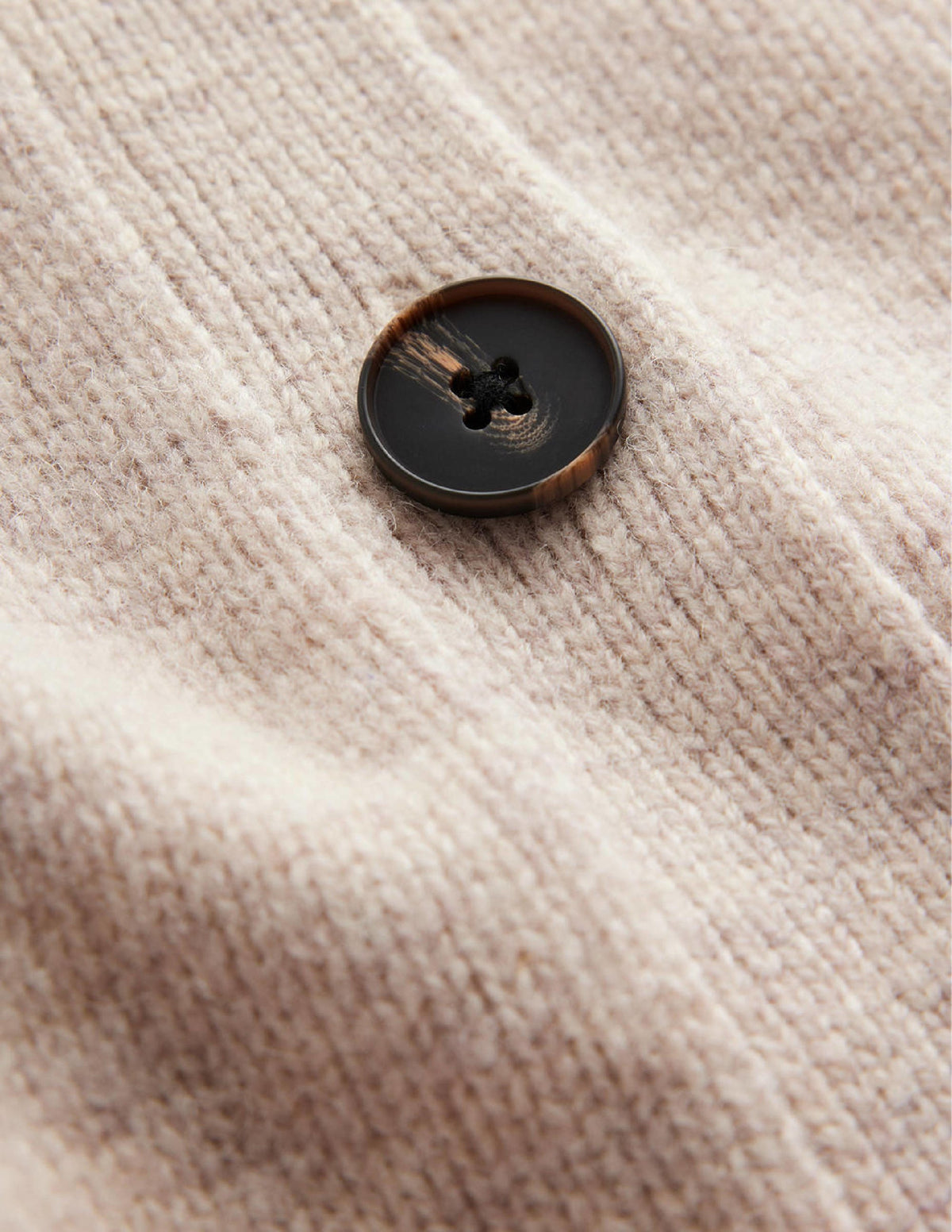 Brushed Wool Coatigan-Oatmeal Melange - Image 7