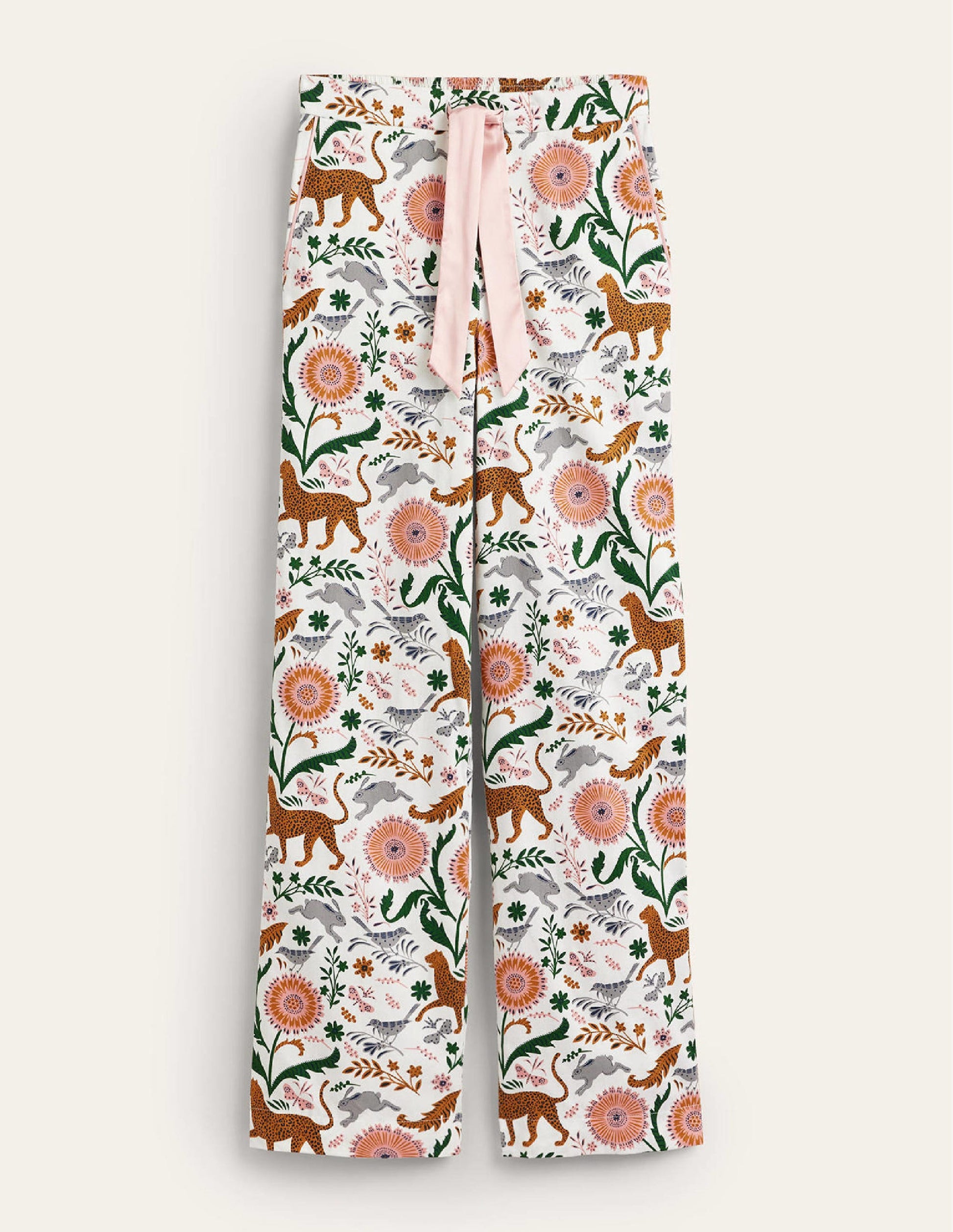 Cotton Sateen Pajama Trousers-DONT USE-5