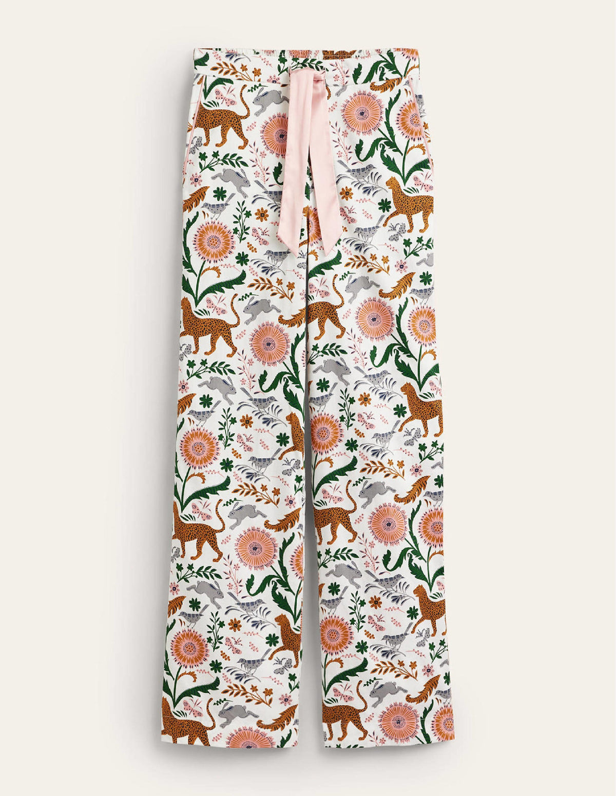 Cotton Sateen Pajama Trousers-DONT USE - Image 5