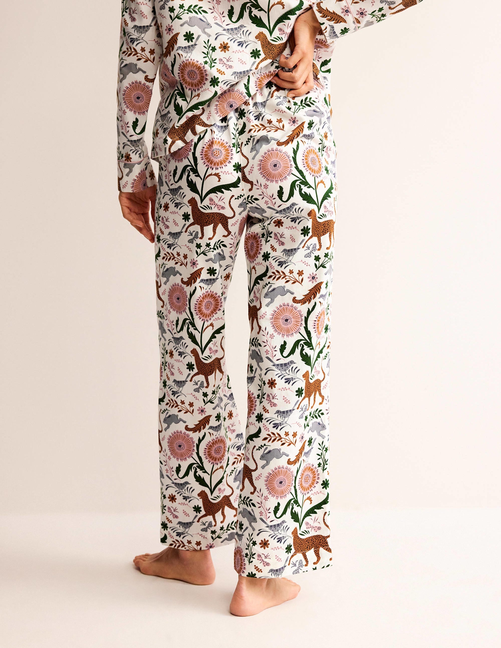 Cotton Sateen Pajama Trousers-DONT USE - Image 3