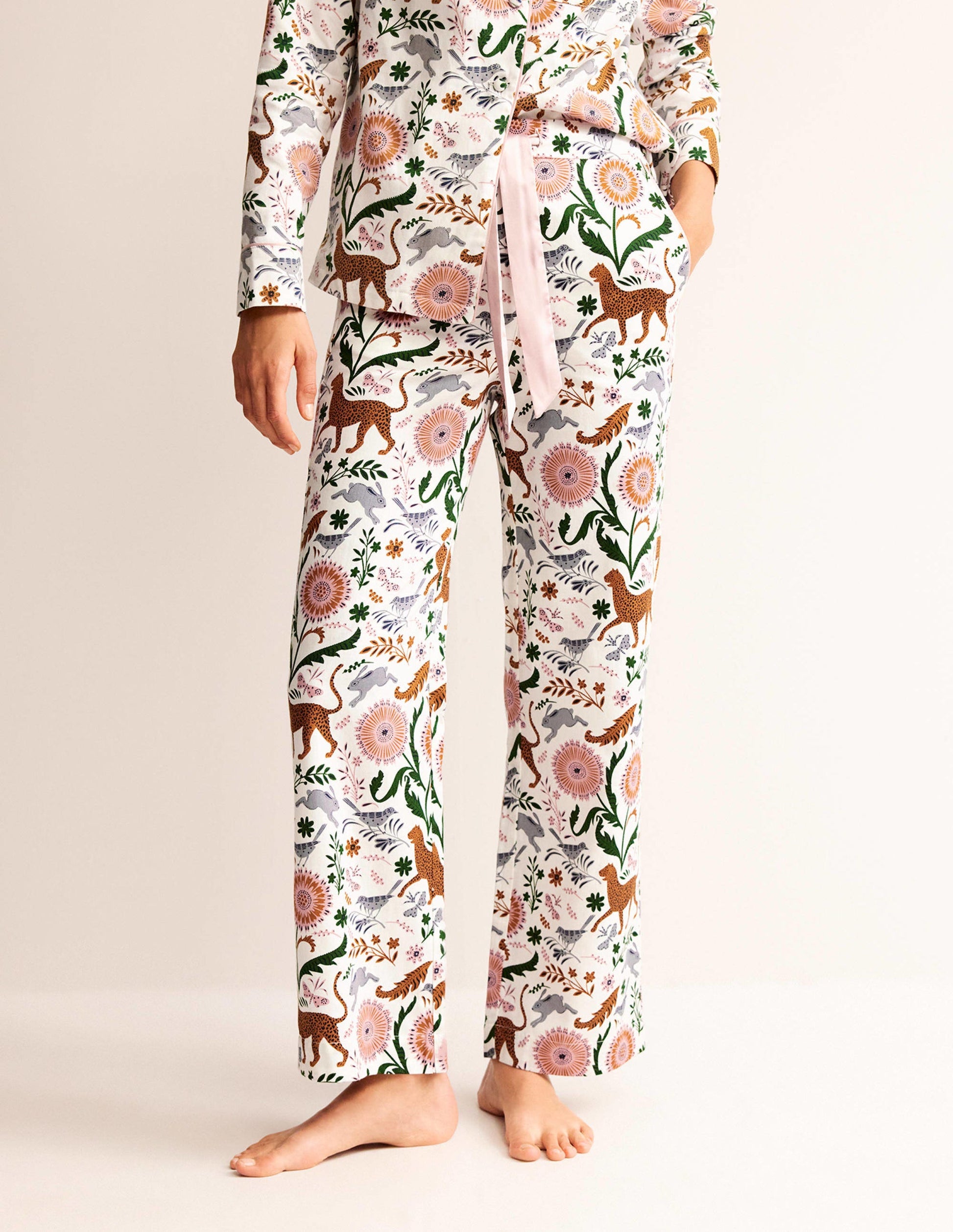 Cotton Sateen Pajama Trousers-DONT USE-4