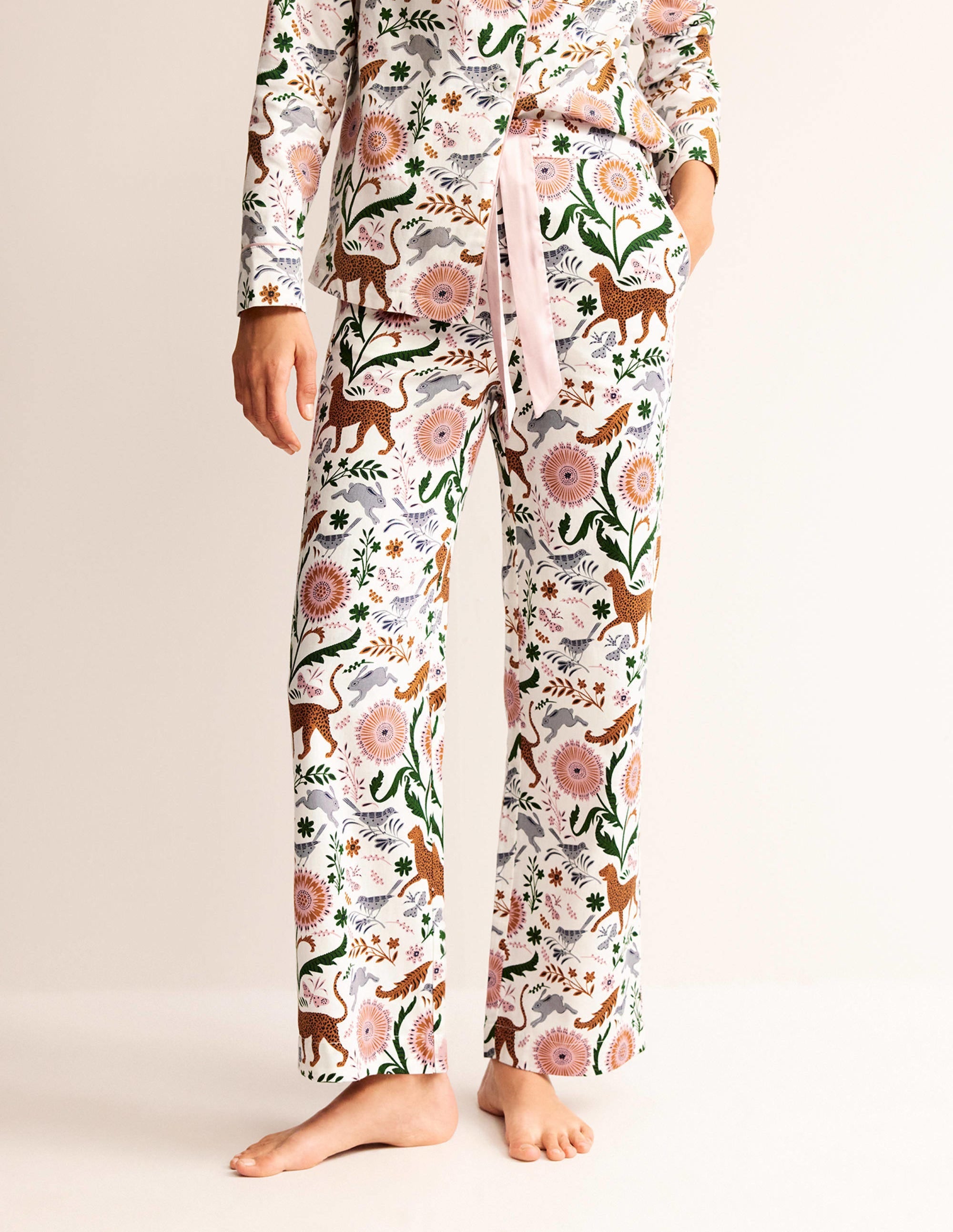 Cotton Sateen Pajama Trousers-DONT USE - Image 4