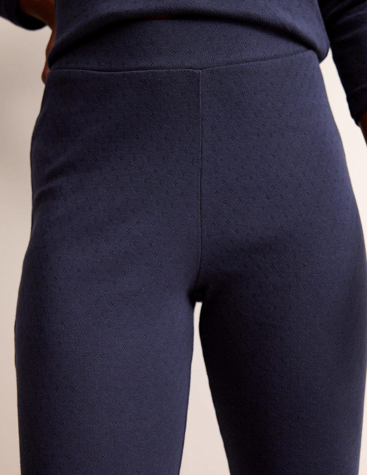 Jersey Pajama Leggings-Navy - Image 2