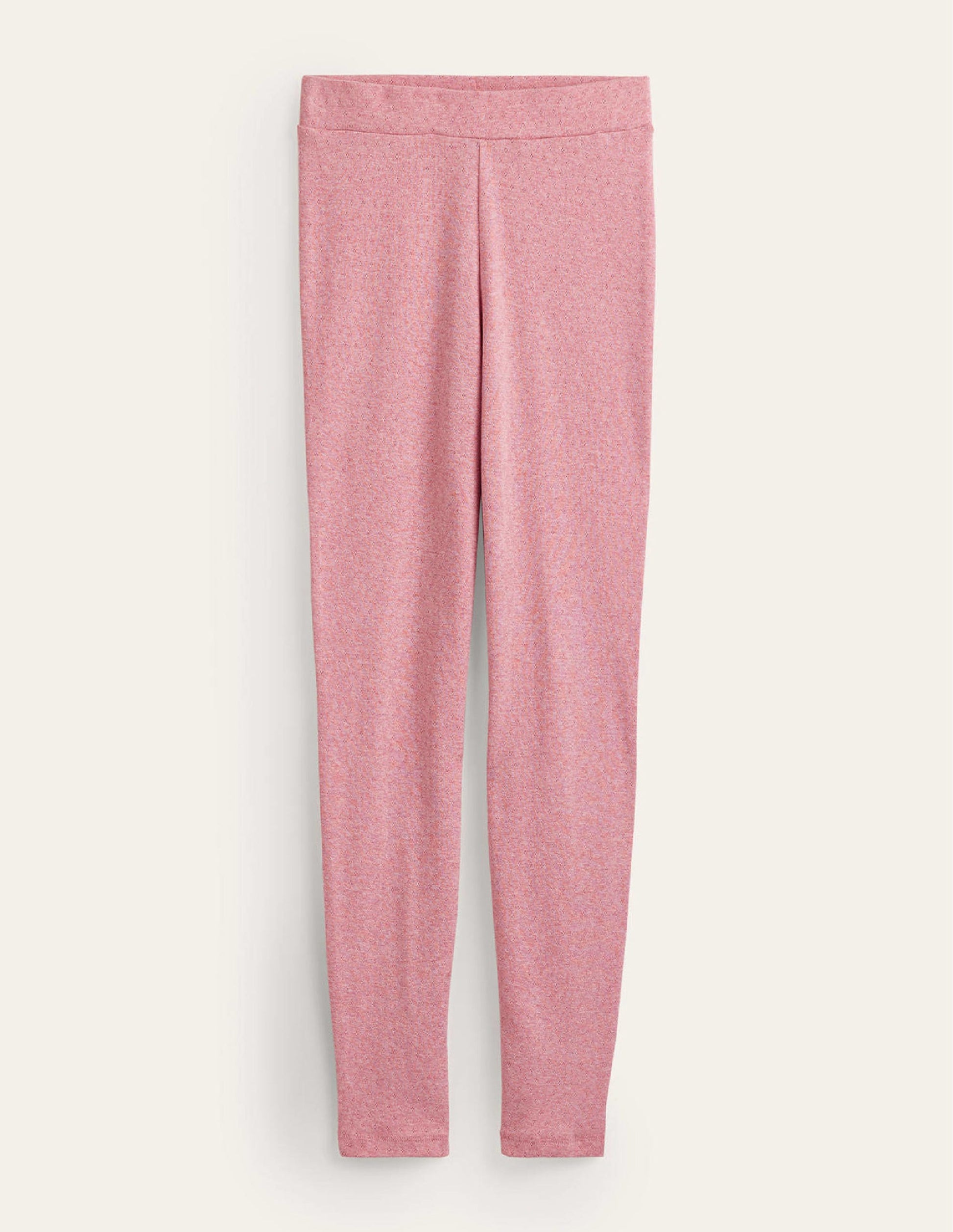 Jersey Pajama Leggings-Light Pink Marl-5