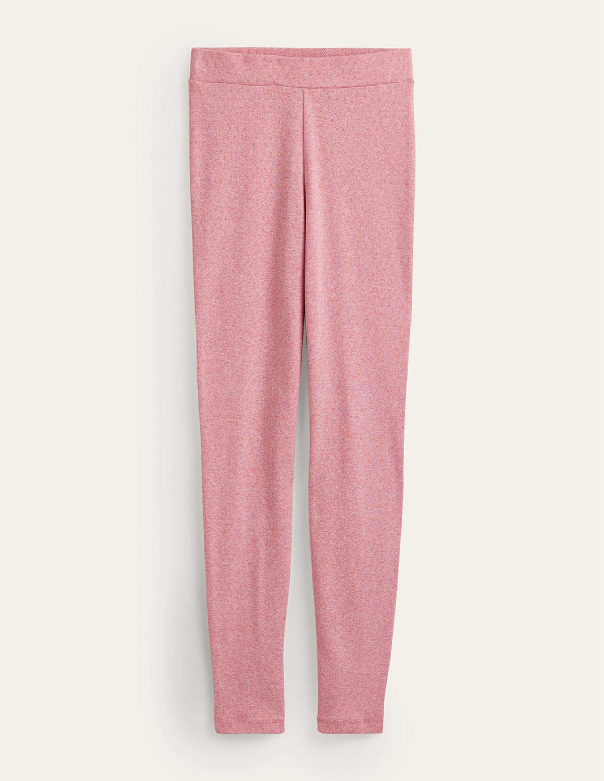 Jersey Pajama Leggings-Light Pink Marl - Image 5