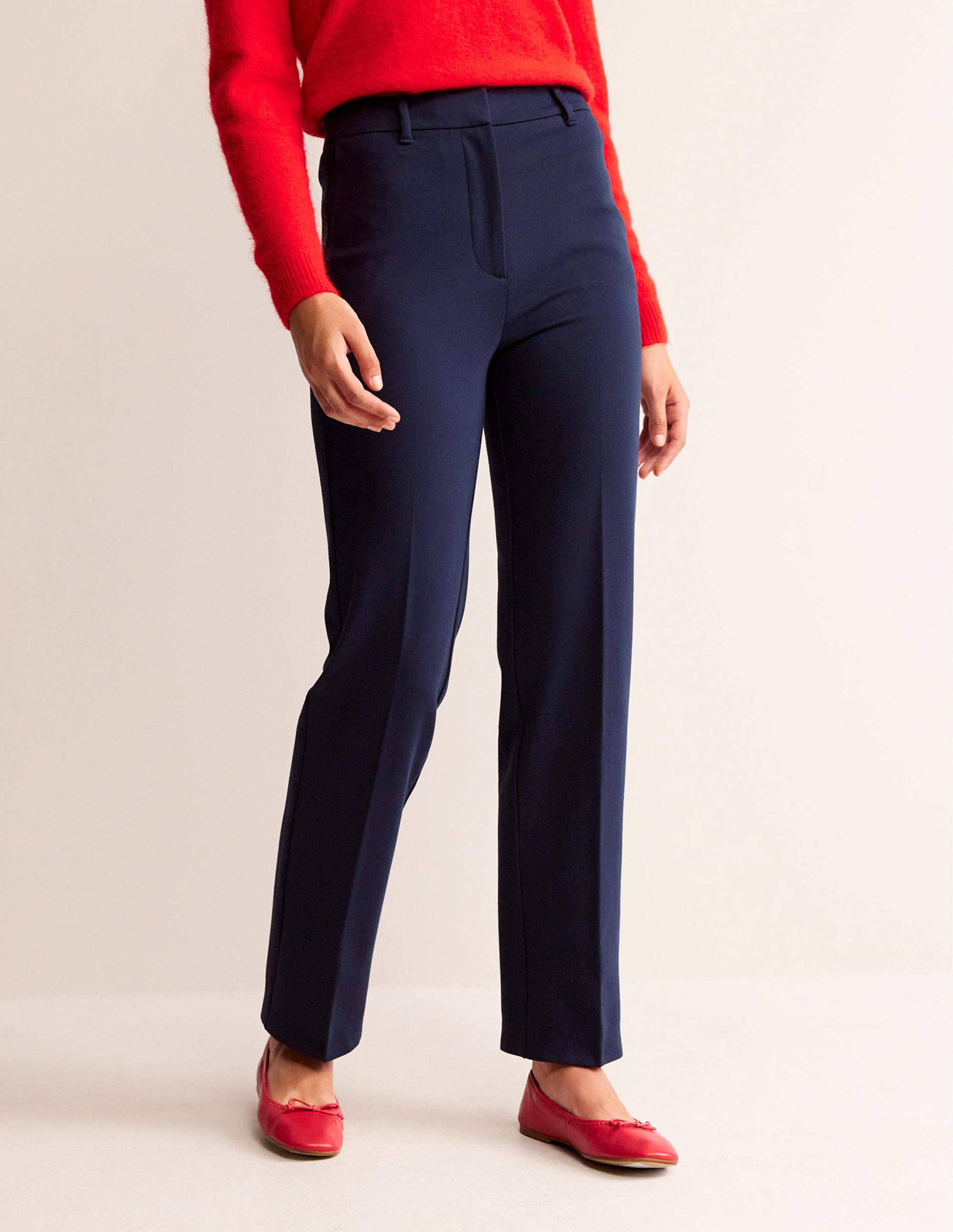 Pimlico Ponte Pants-Navy - Image 4