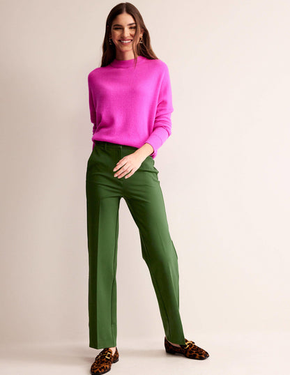 Pimlico Ponte Pants-Winter Green-1