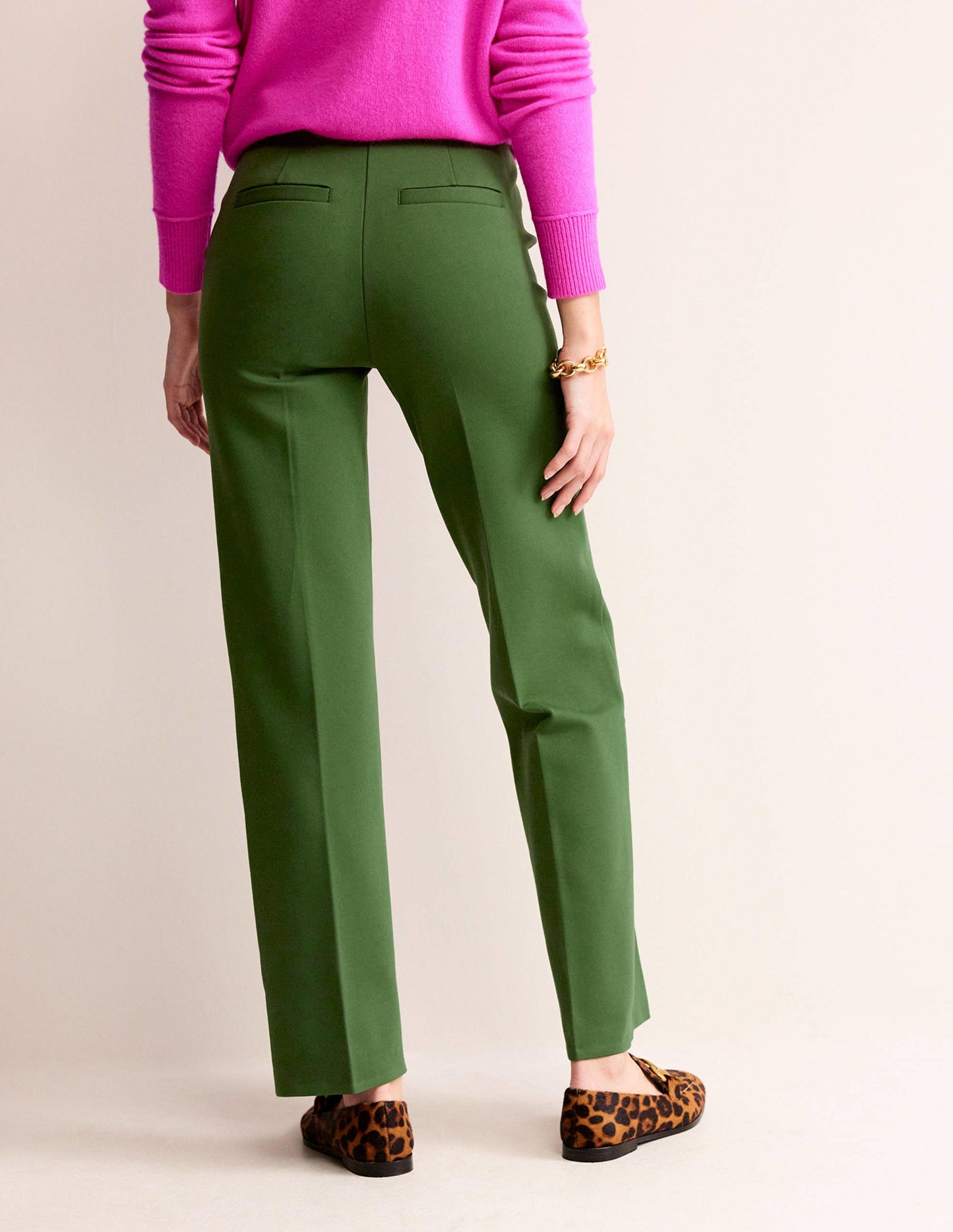 Pimlico Ponte Pants-Winter Green