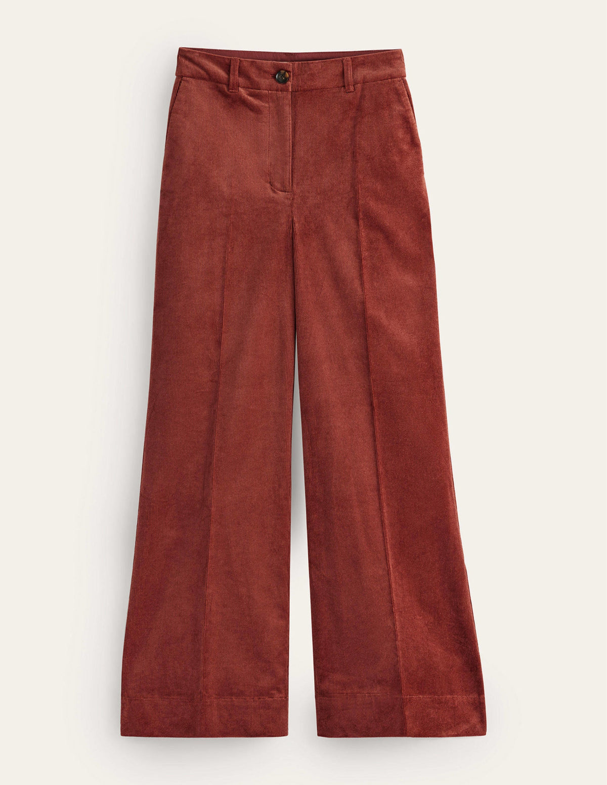Wide-Leg Corduroy Pants-Red Oak-6