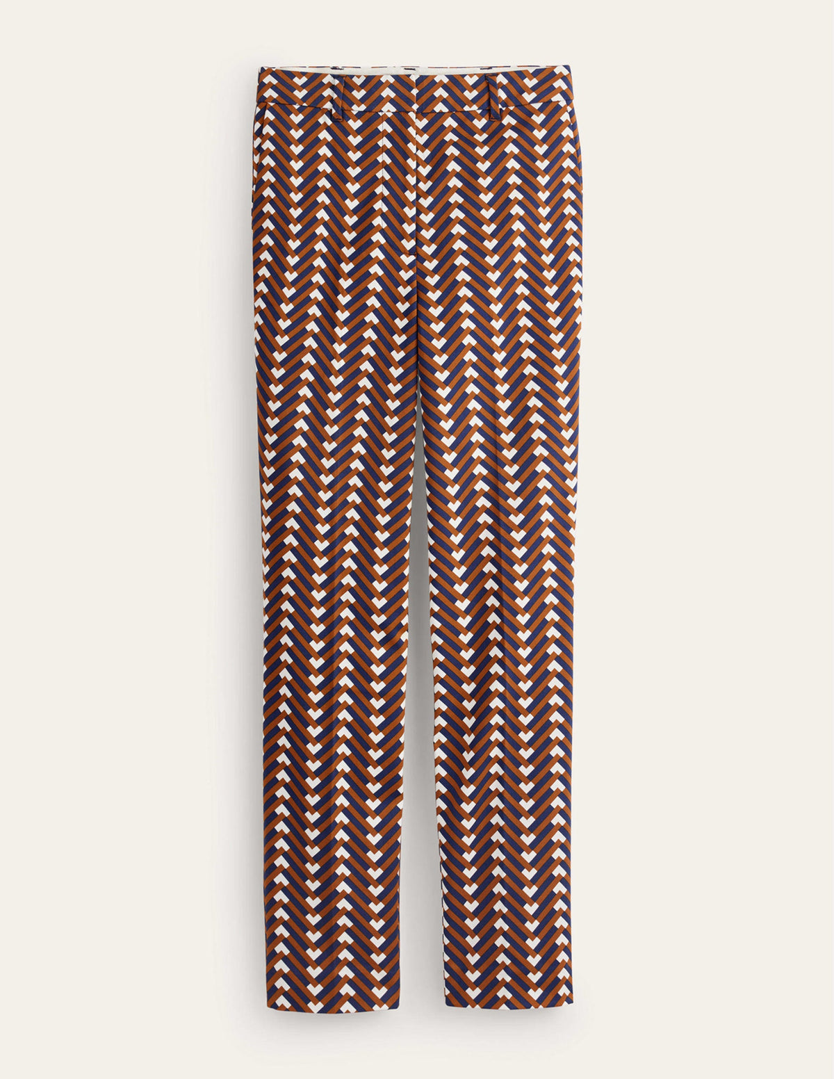 Highgate Printed Pants-Pumpkin, Chevron Geo-6