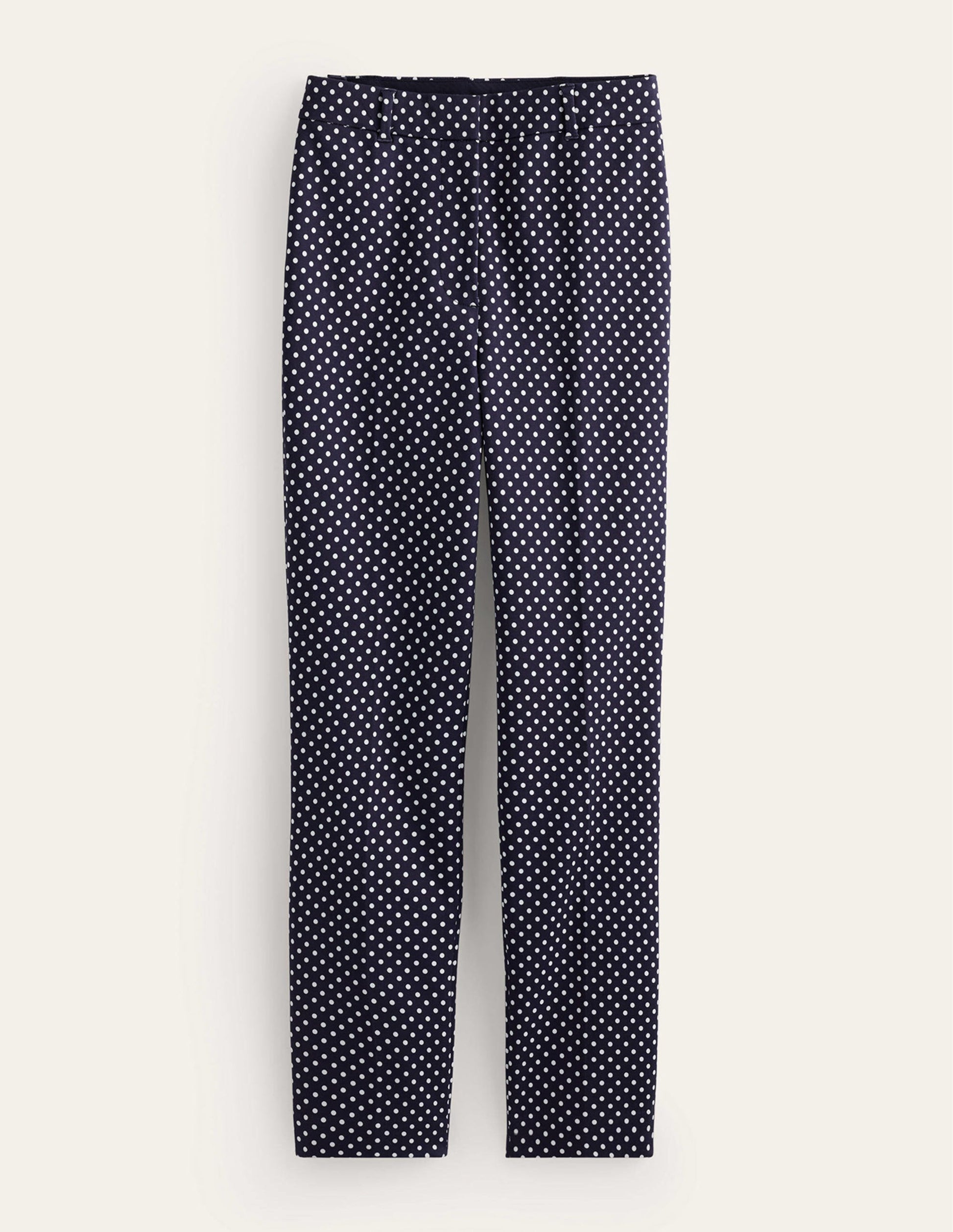Highgate Printed Pants-French Navy, Dotty-6