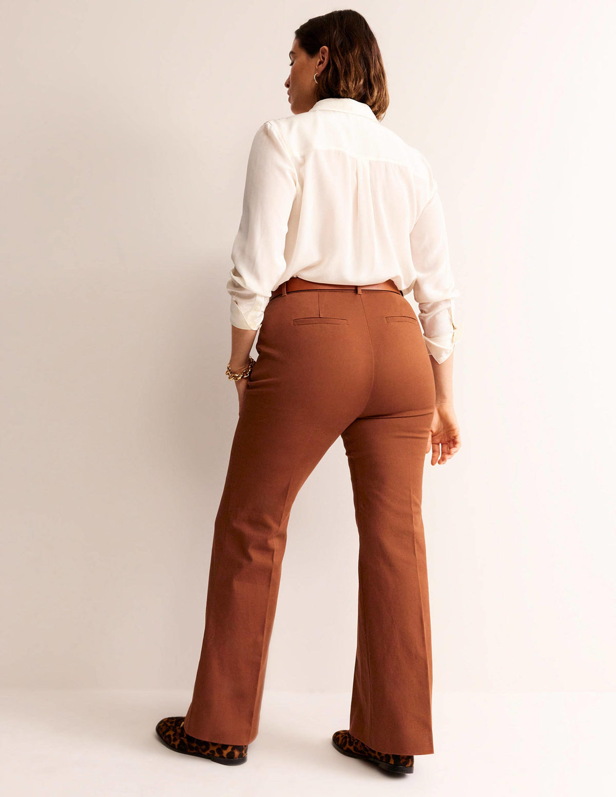 Brompton Bi-stretch Pants-Cognac - Image 6